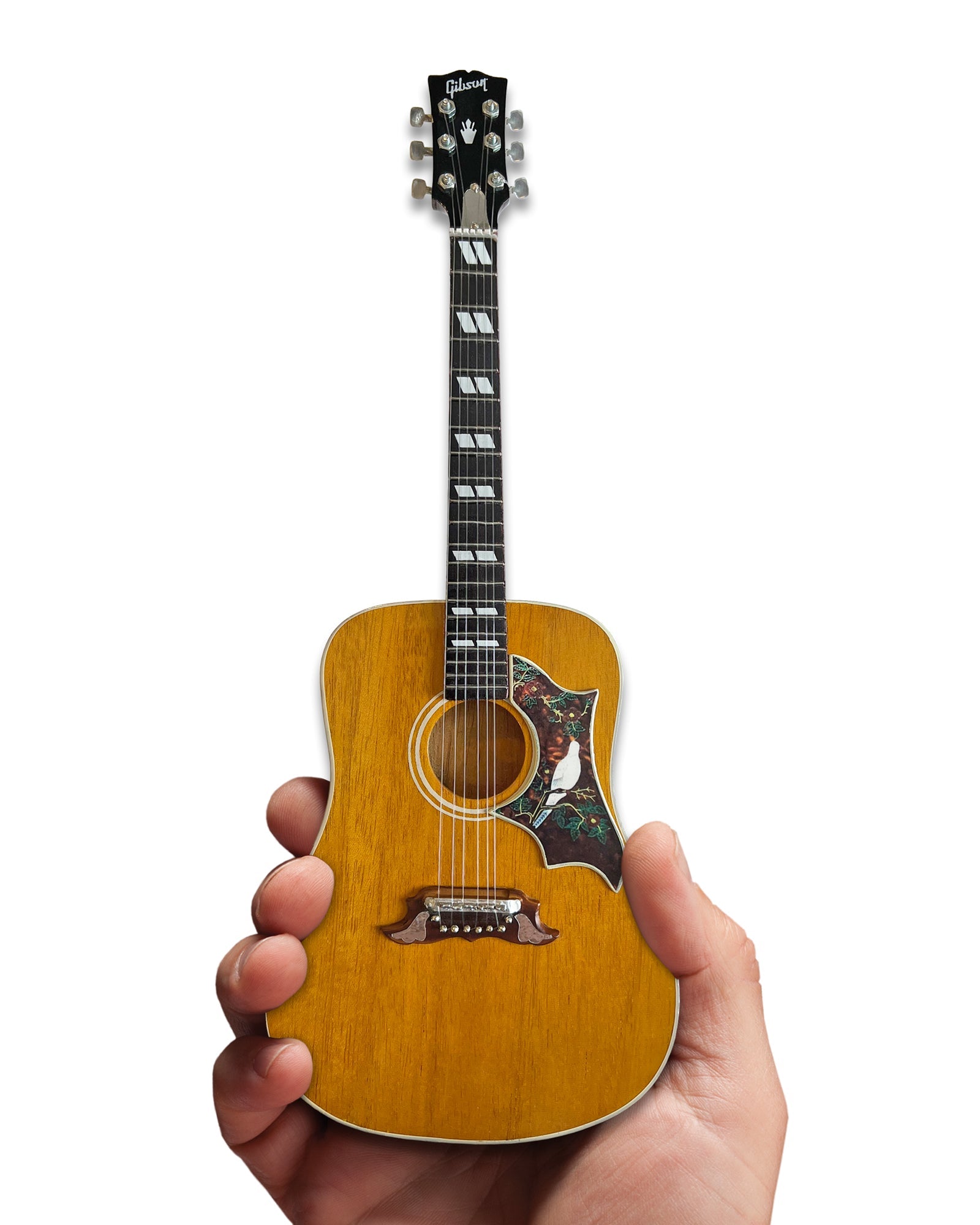 Gibson Dove Original Acoustic 1:4 Scale Mini Guitar Model - Antique Natural - Randy's LLC