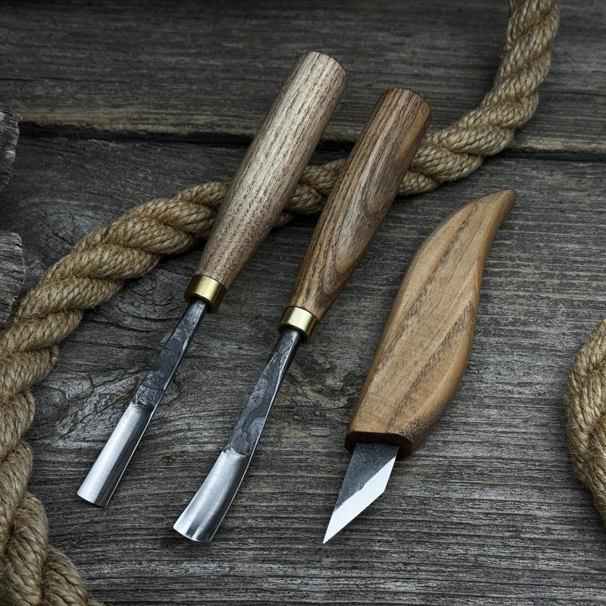 3-Piece Carving Set – Detail Gouges & Whittling Knife - Randy's LLC