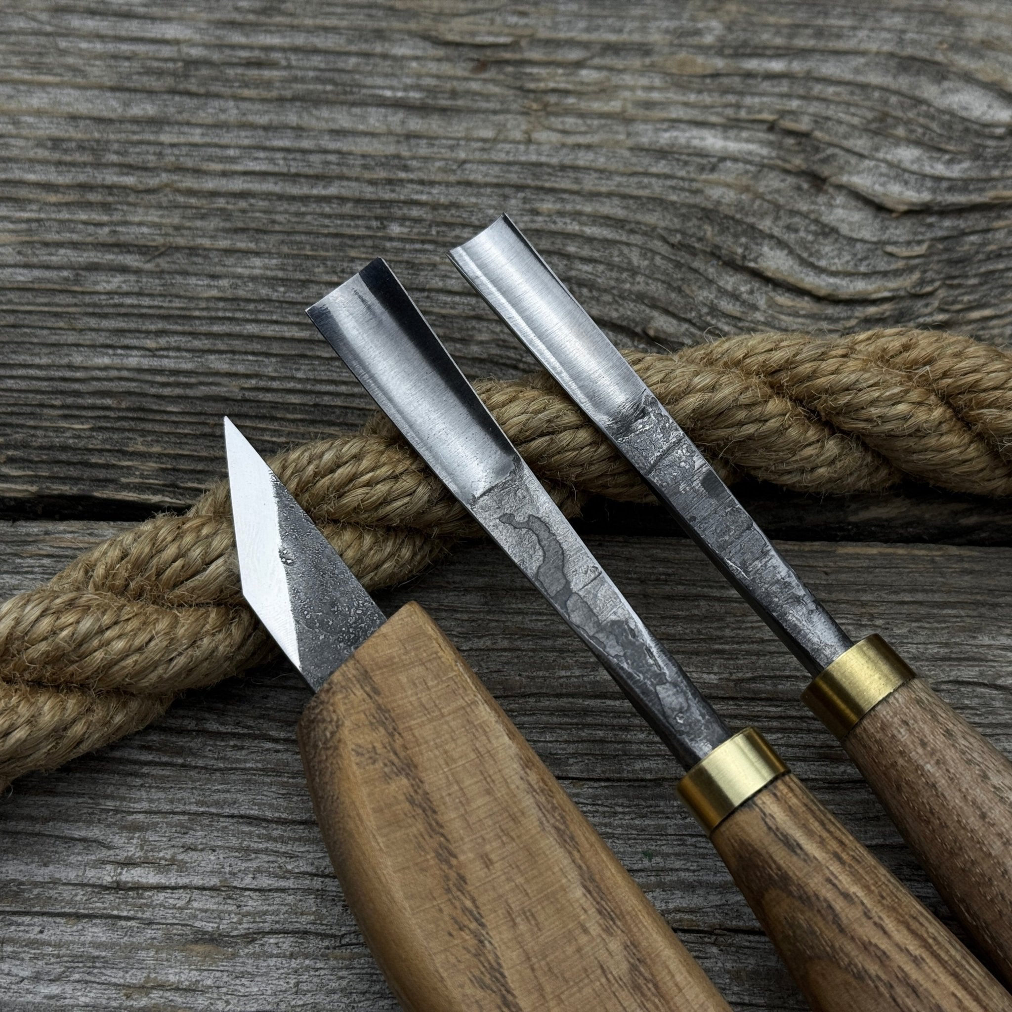 3-Piece Carving Set – Detail Gouges & Whittling Knife - Randy's LLC