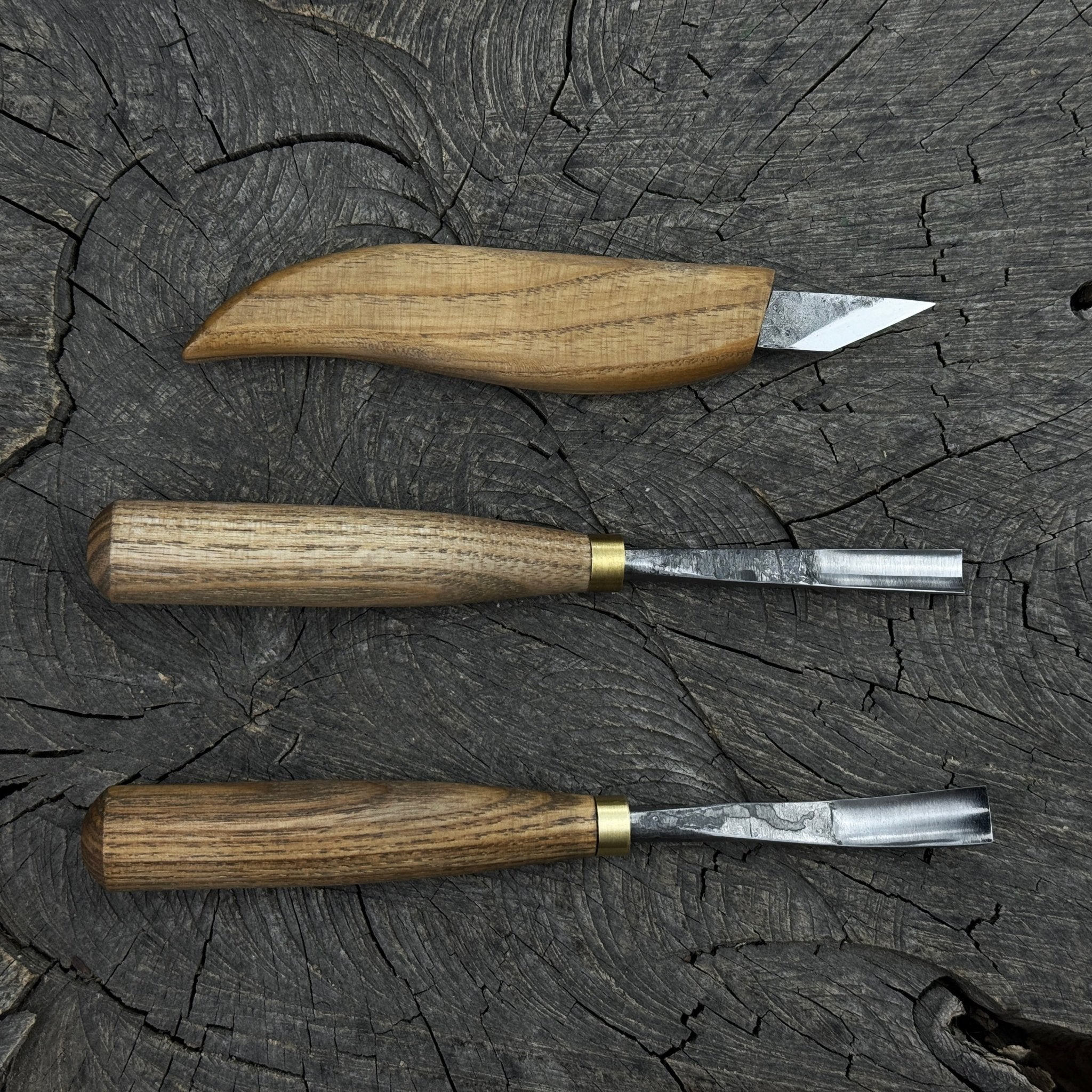3-Piece Carving Set – Detail Gouges & Whittling Knife - Randy's LLC