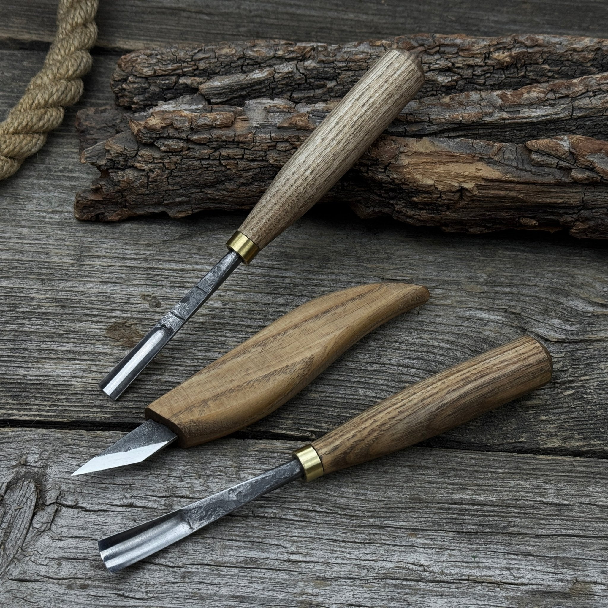 3-Piece Carving Set – Detail Gouges & Whittling Knife - Randy's LLC