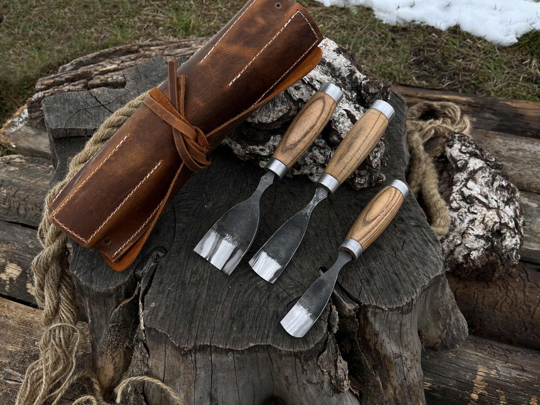 3-Piece Bent Gouge Set - Randy's LLC