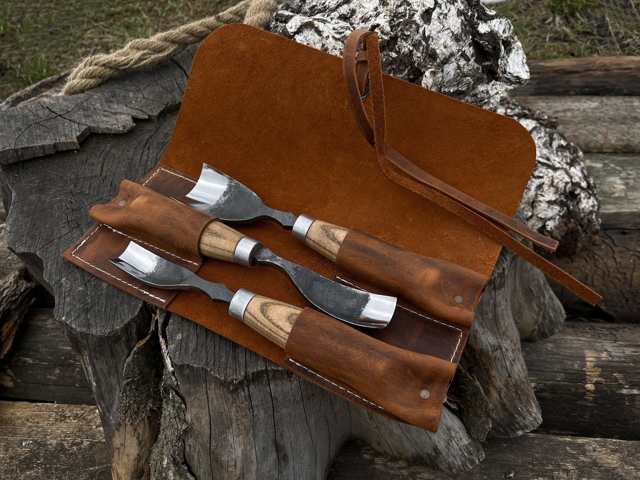 3-Piece Bent Gouge Set - Randy's LLC