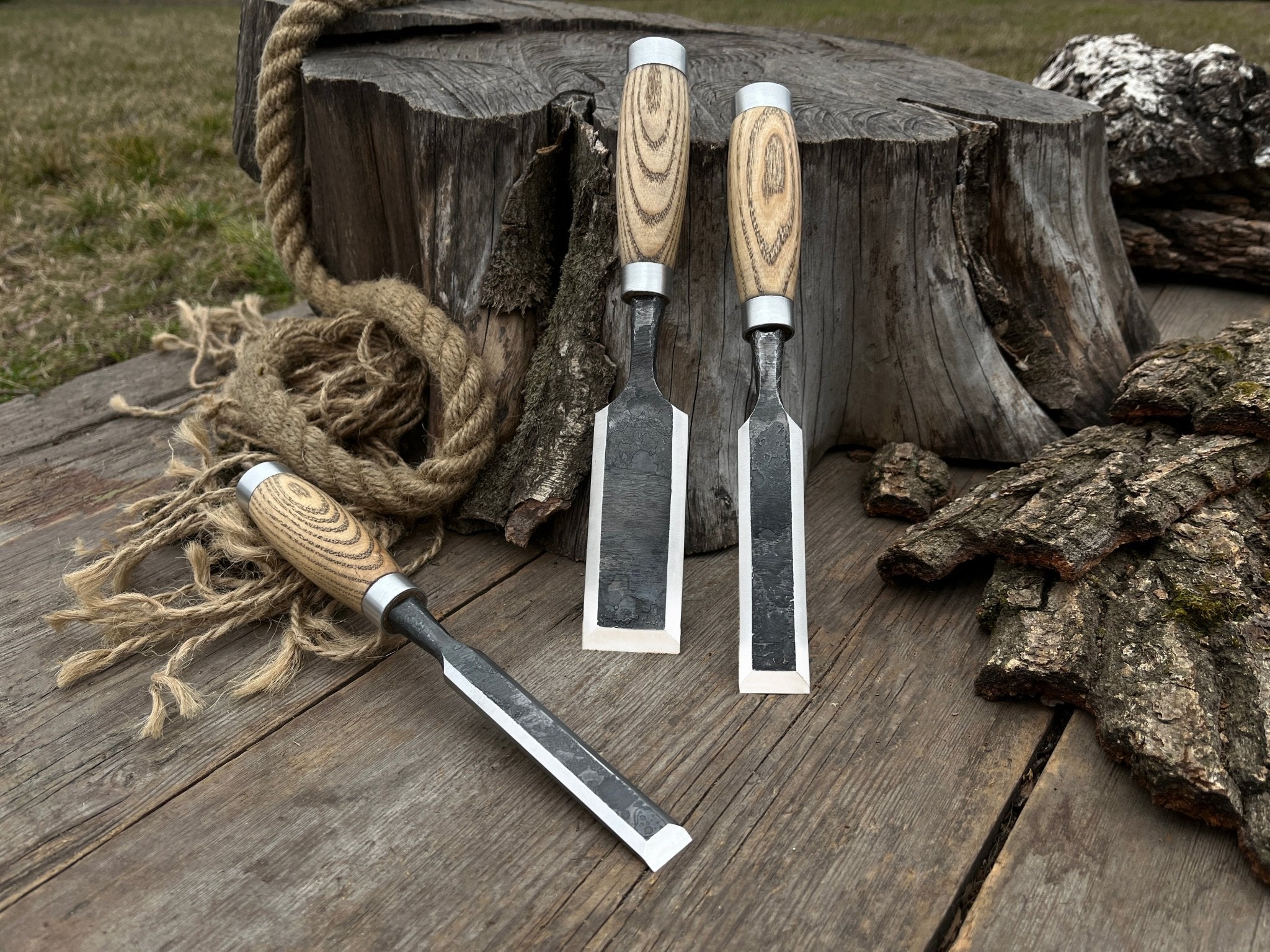 3-Piece Wood Carving Chisel Set - Randy's LLC