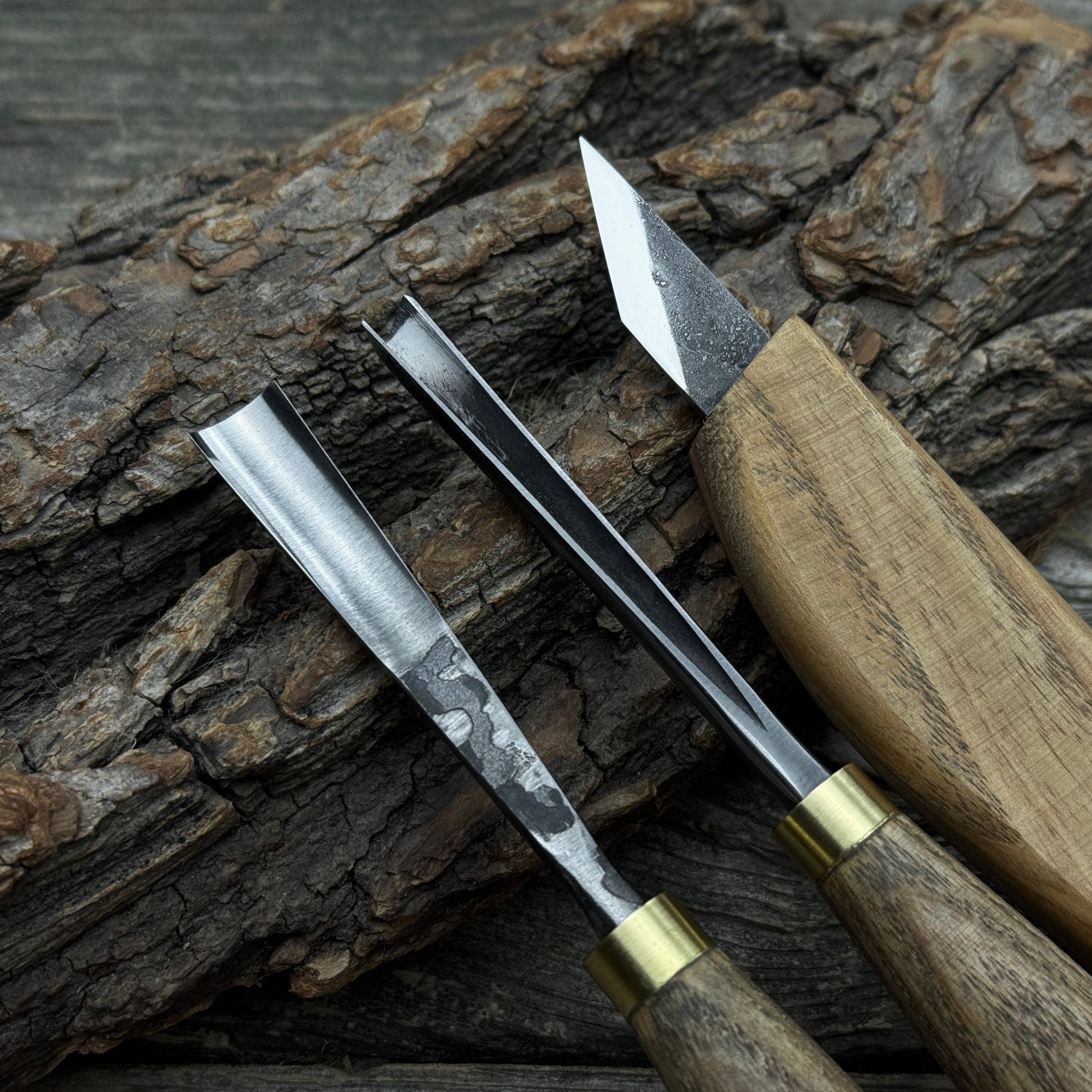 3-Piece Wood Carving Tool Set – For Geometric, Detail & Relief Carving - Randy's LLC