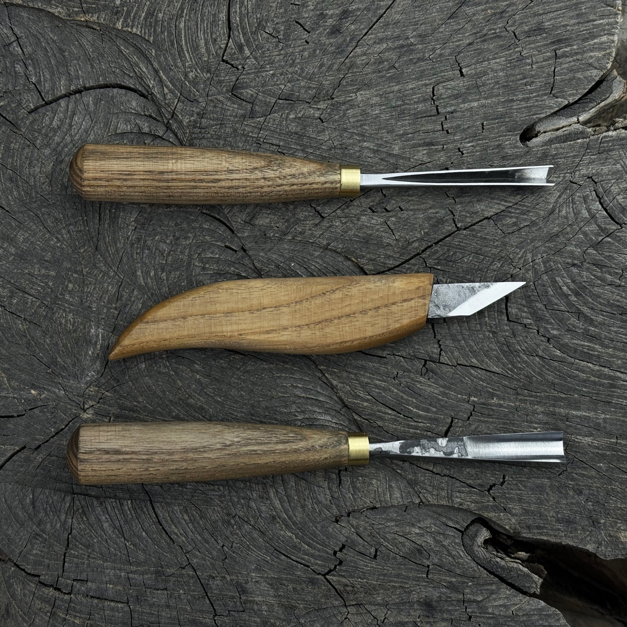 3-Piece Wood Carving Tool Set – For Geometric, Detail & Relief Carving - Randy's LLC