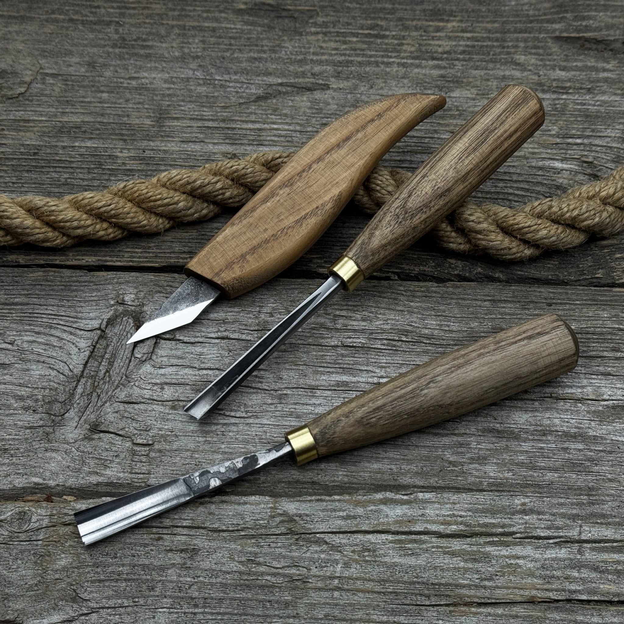 3-Piece Wood Carving Tool Set – For Geometric, Detail & Relief Carving - Randy's LLC