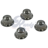 Advanced Plating Inc (API) Domed Top Hat Knobs (4-Pack) - Fits Gibson® HP High Performance