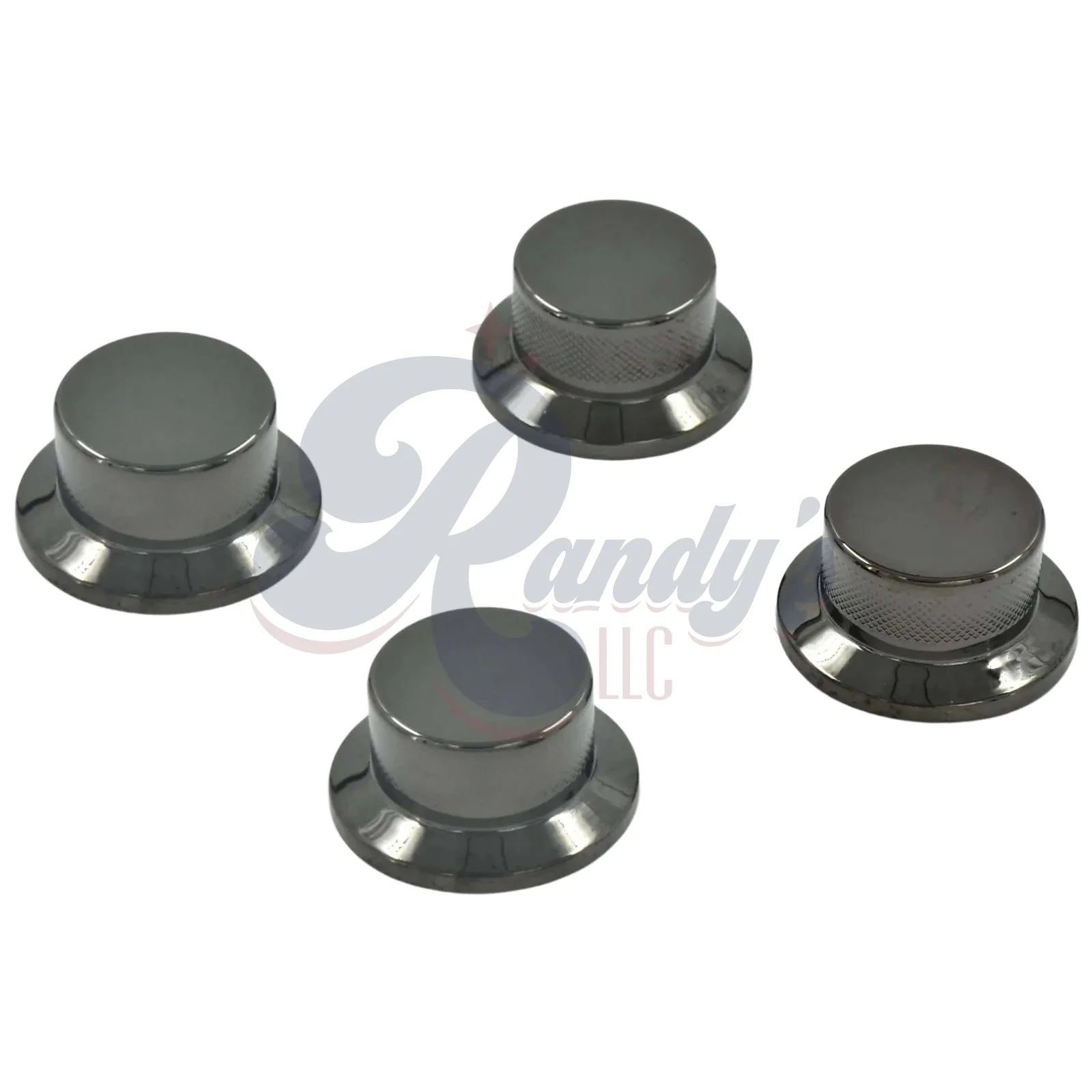 Advanced Plating Inc (API) Flat Top Hat Knobs (4-Pack) - Fits Gibson® HP High Performance