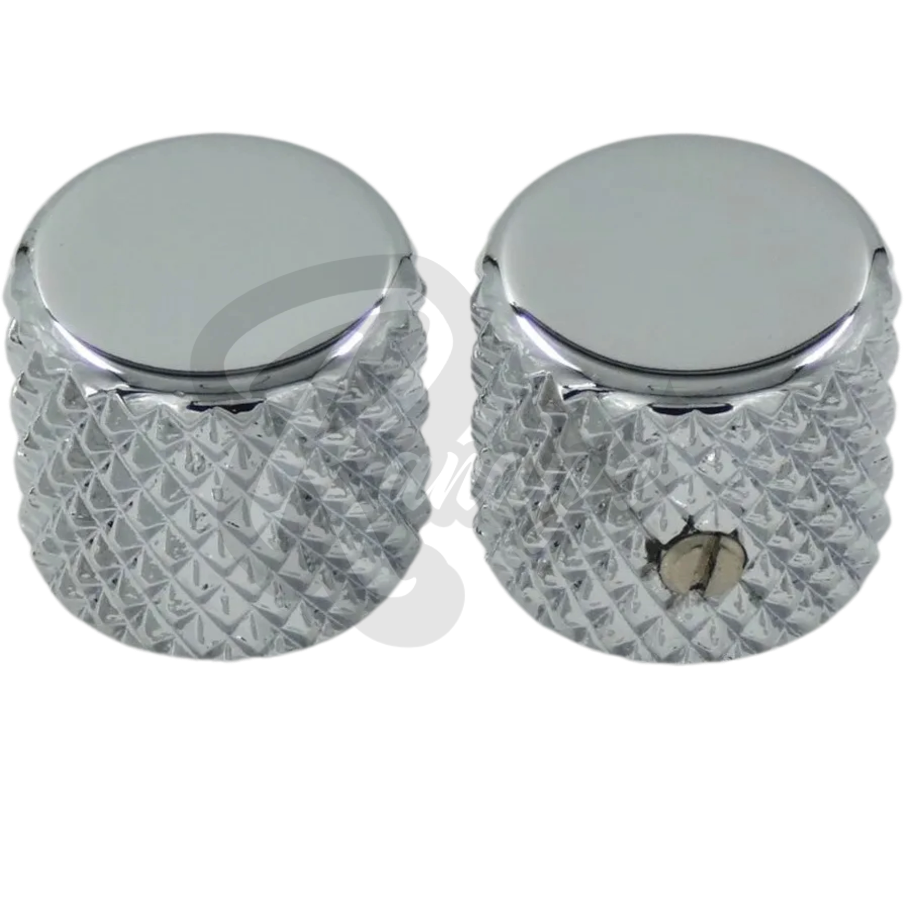(Contemporary Series) Heavy Knurled Flat Top Telecaster® Knobs - Fits Fender® Tele® - Randy's LLC