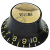 Advanced Plating Inc (API) Historic Butyrate Top Hat Volume Knob - Fits Gibson®