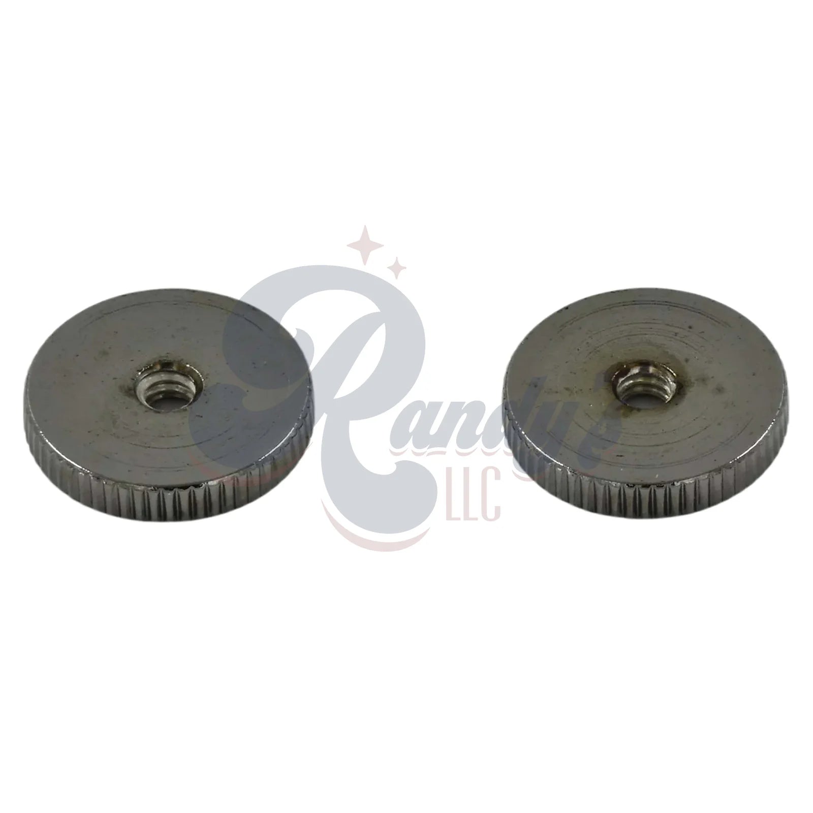 Advanced Plating (Contemporary Series) ABR-1 Bridge Post Thumbwheels (Fine Knurl) - Fits Gibson® - Randy's LLC