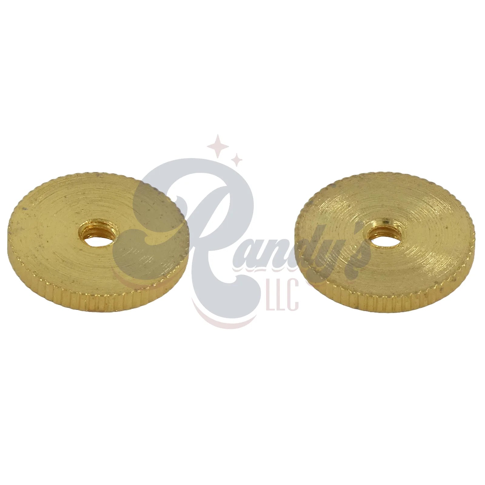 Advanced Plating Inc (API) ABR-1 Bridge Thumbwheels - Historic Vintage Thin (2-Pack)- Fits Gibson®