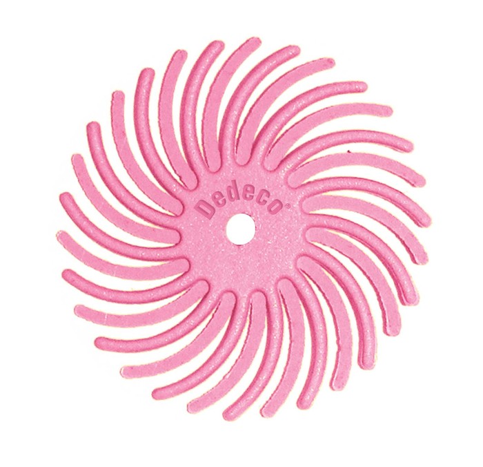7/8" Radial Discs - Pink 600 Grit - 1/16" Arbor (12-Pack) - Randy's LLC