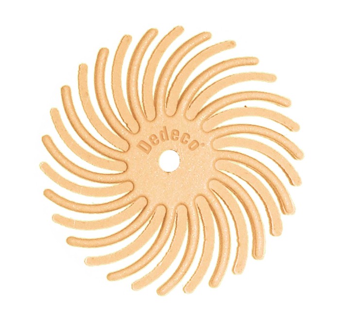7/8" Radial Discs - Peach 6 Micron - 1/16" Arbor (12-Pack) - Randy's LLC