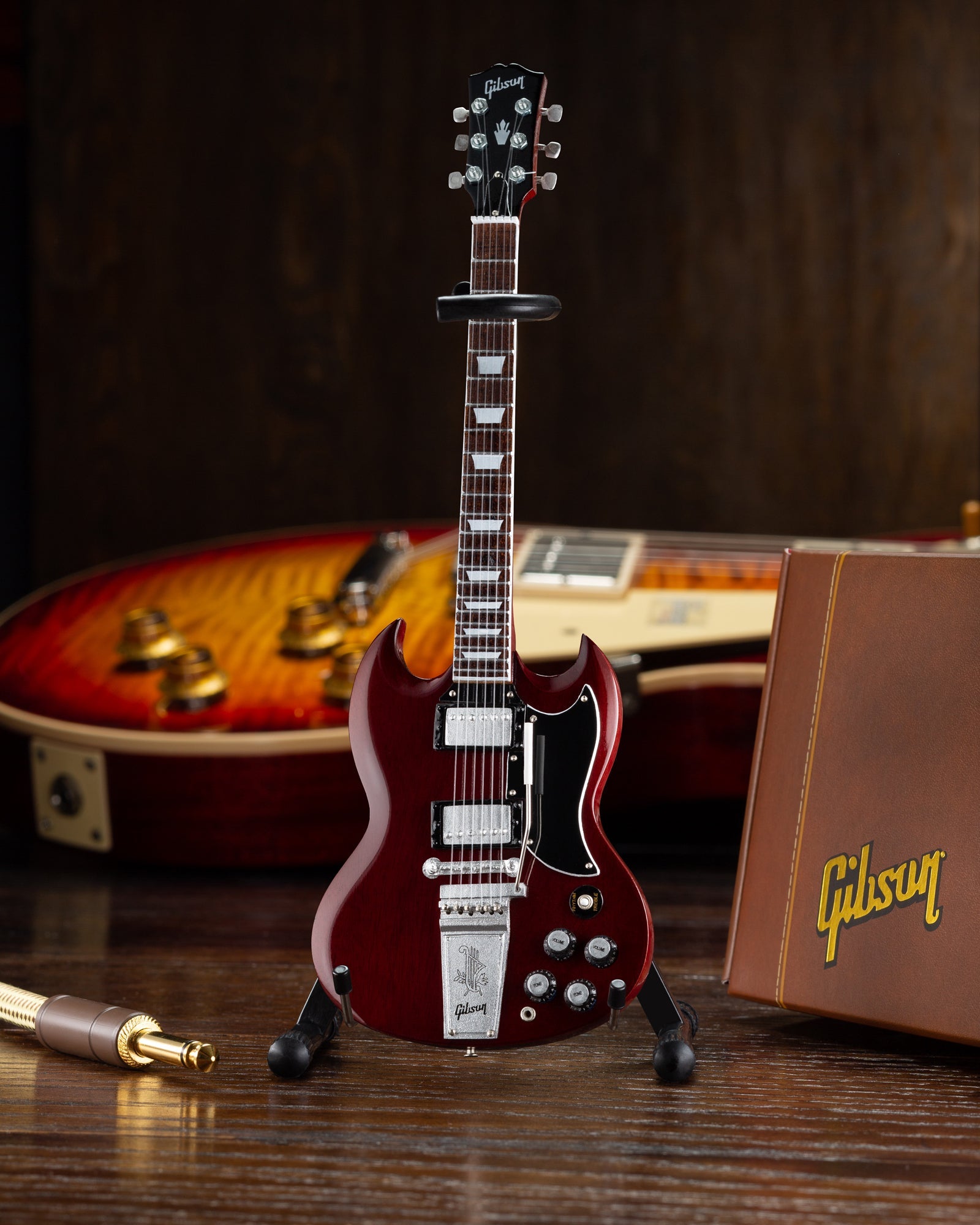 Gibson® '59 Les Paul®, '64 SG® & ES-335 1:4 Scale Mini Guitar Models - Randy's LLC