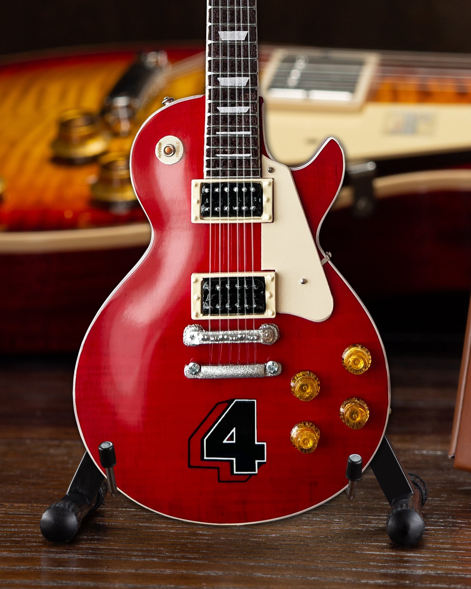 Slash Gibson Les Paul Standard Translucent Cherry Limited 4 Album Edition Mini Guitar Model - Randy's LLC