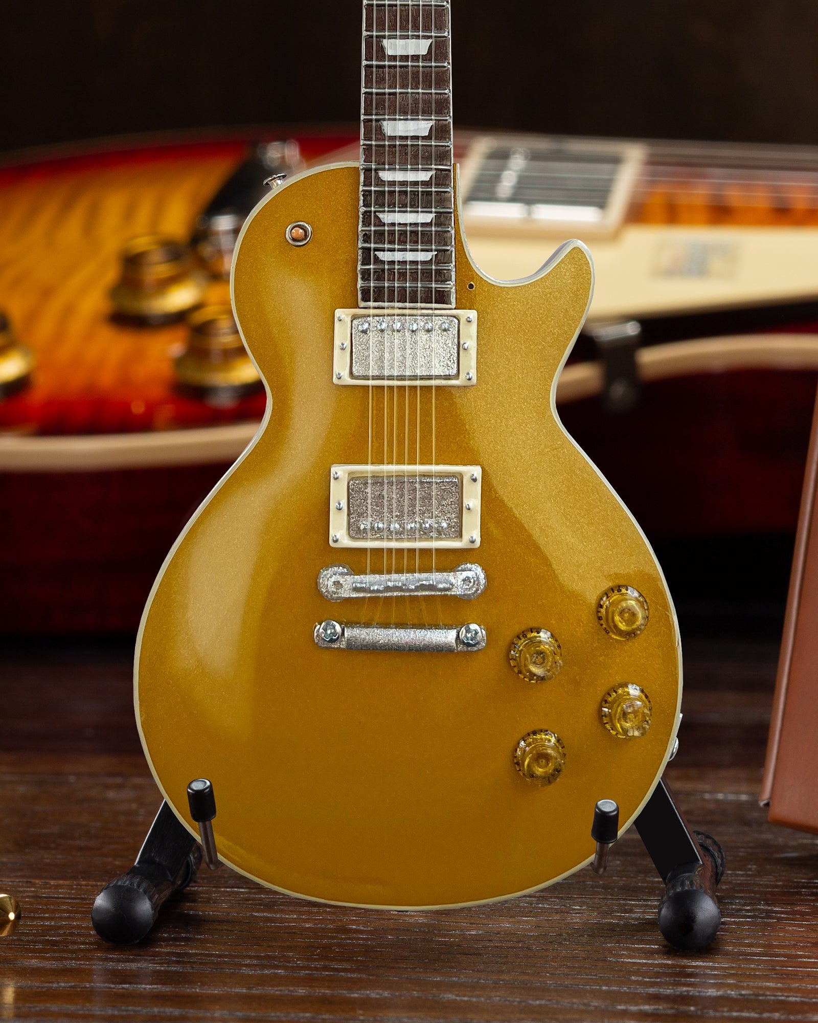 Duane Allman 1957 Gibson Les Paul Goldtop Mini Guitar Model - Randy's LLC