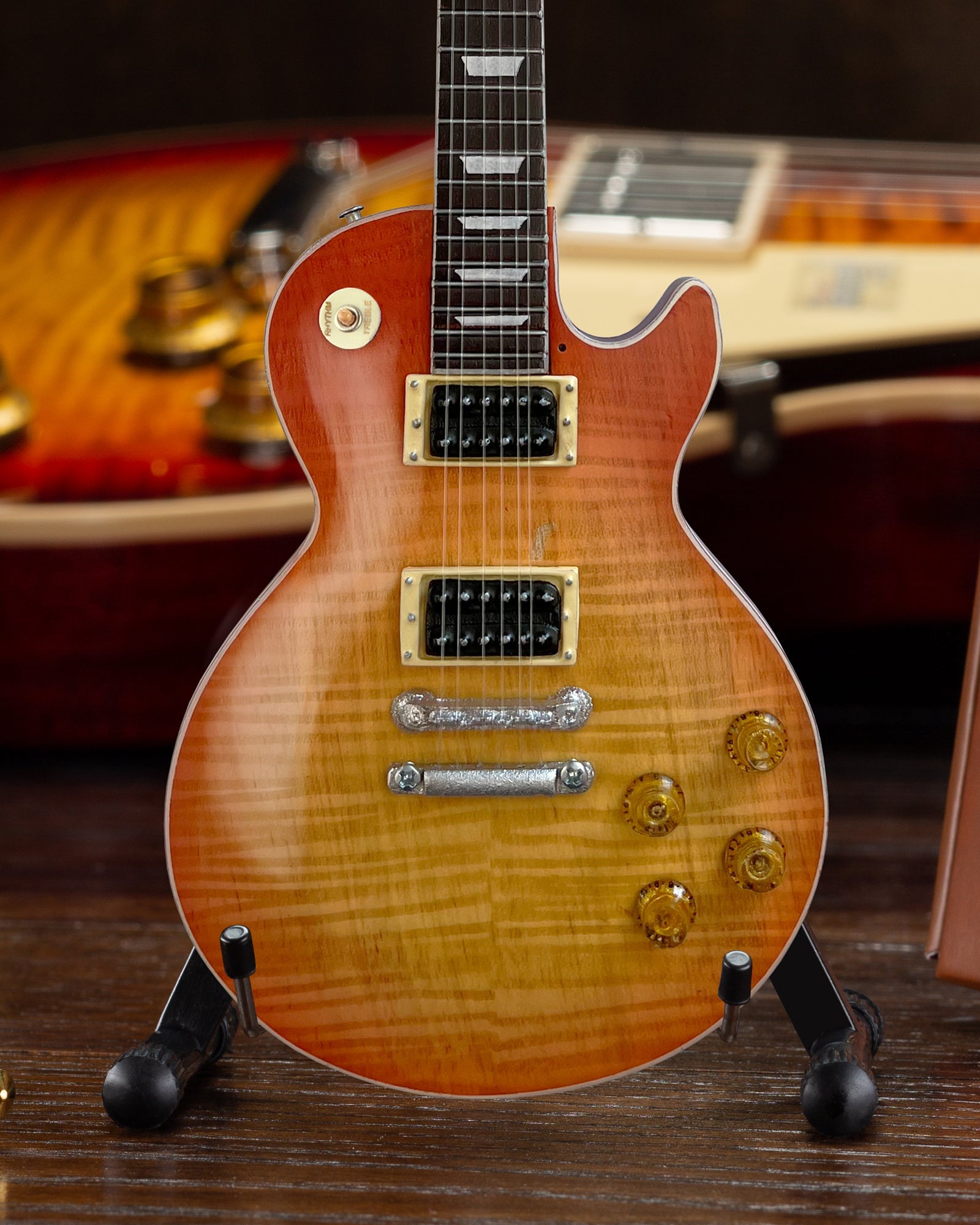 Duane Allman 1959 Gibson Les Paul Cherry Sunburst Miniature Guitar Model - Randy's LLC