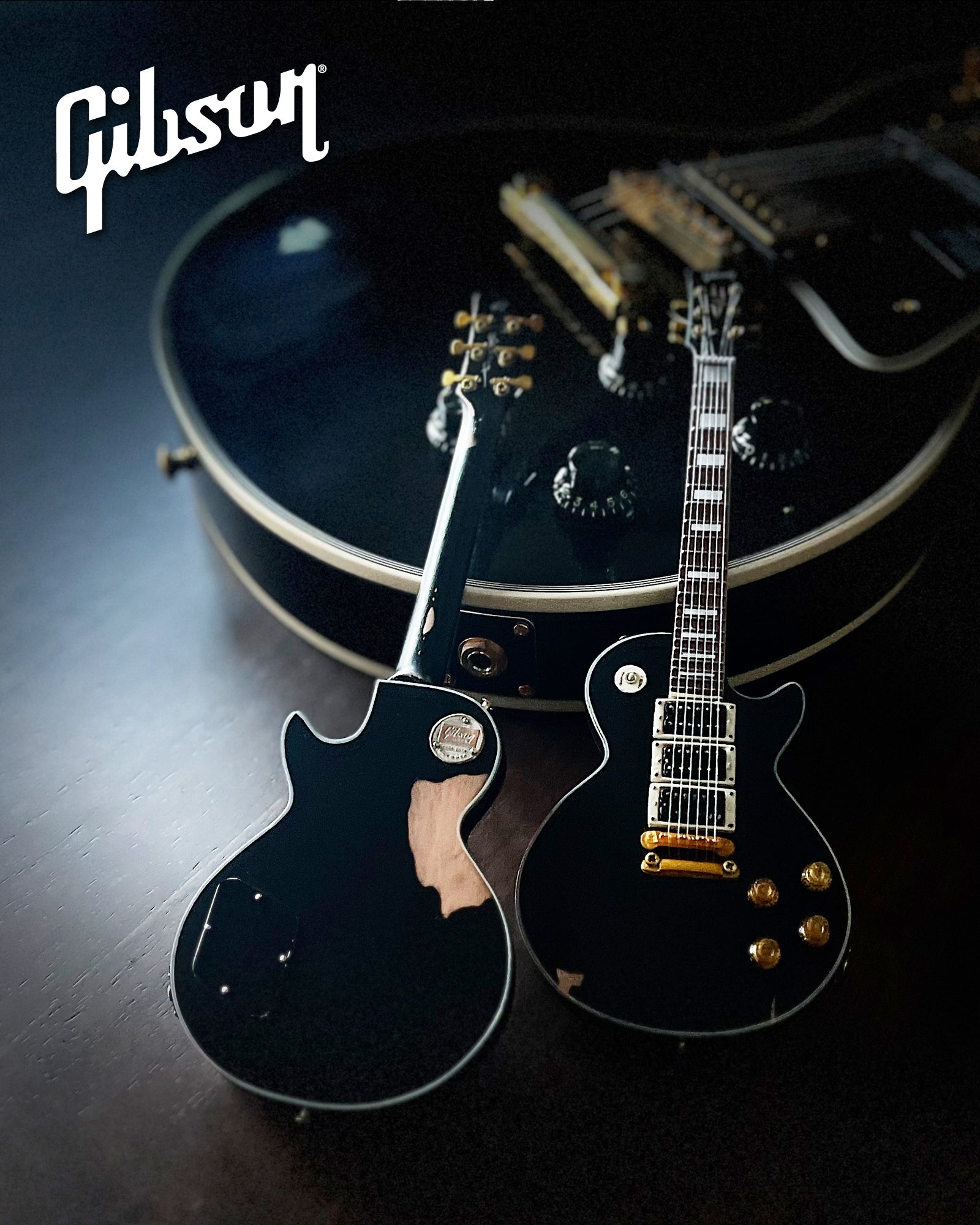 Peter Frampton "Phenix" Gibson Les Paul Custom Mini Guitar Model - Randy's LLC