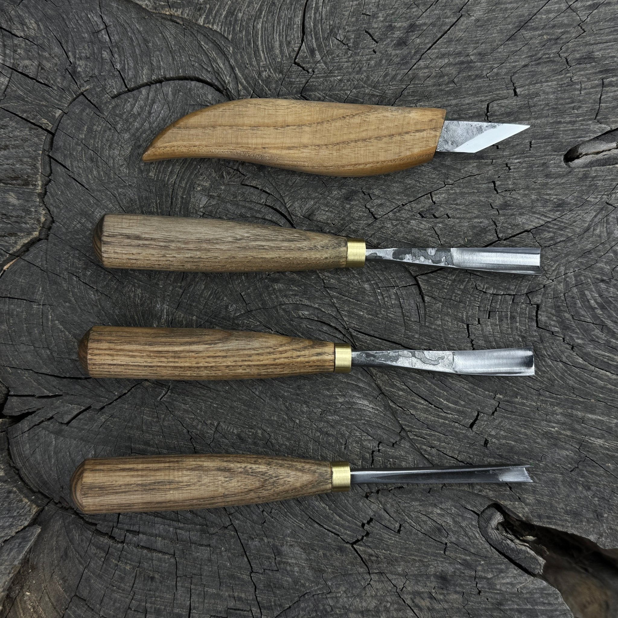 4-Piece Carving Knife, Chisel & Gouge Set - Randy's LLC