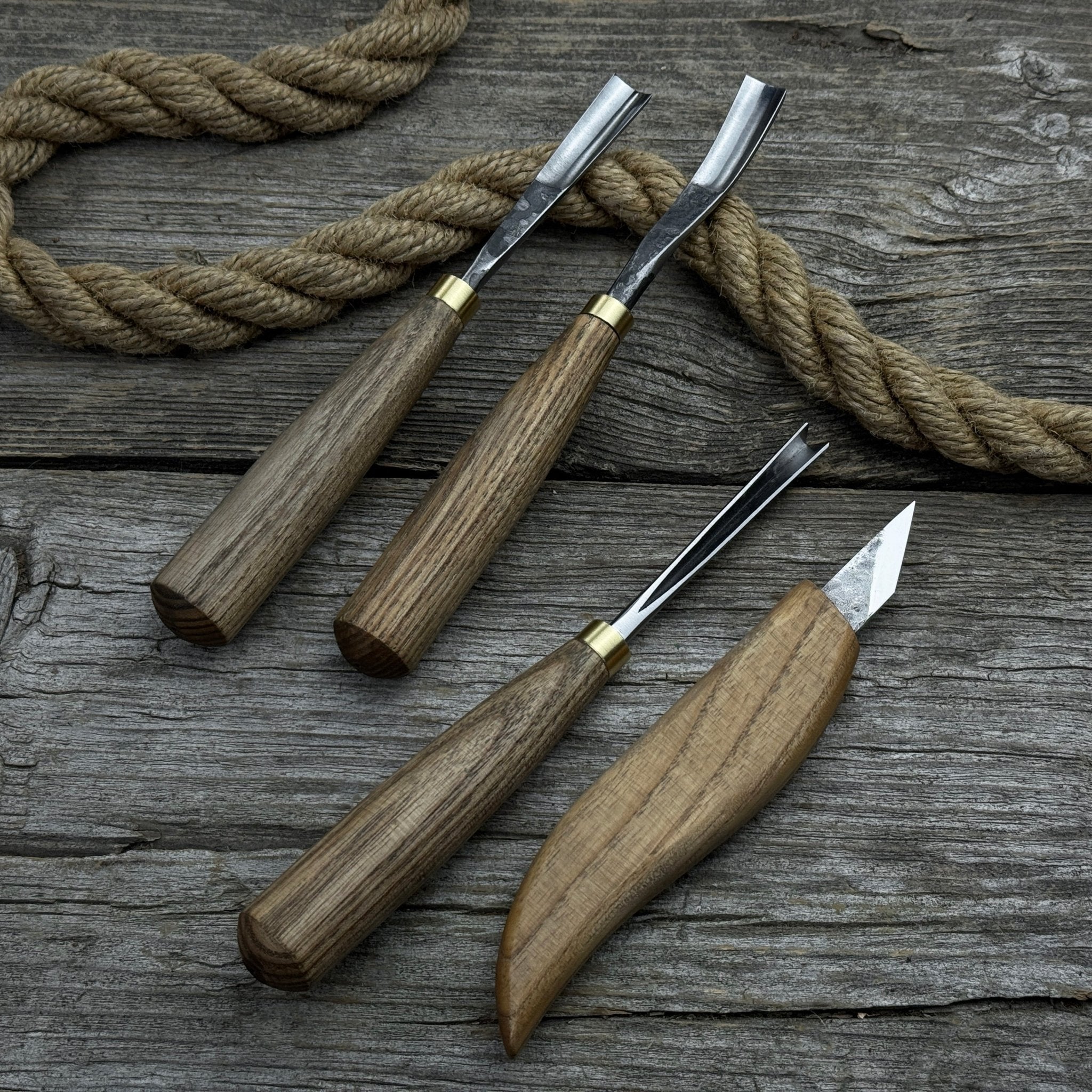 4-Piece Carving Knife, Chisel & Gouge Set - Randy's LLC