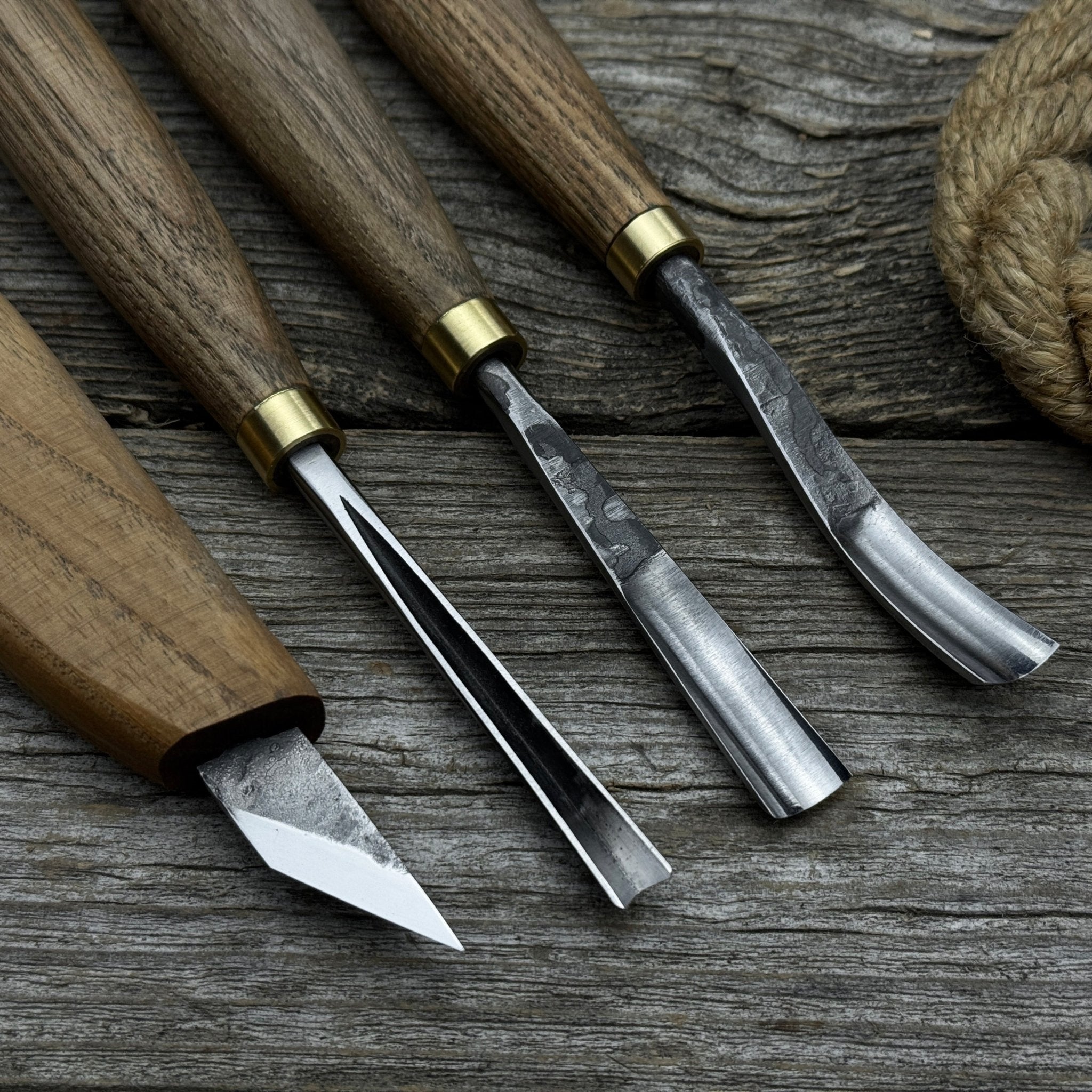 4-Piece Carving Knife, Chisel & Gouge Set - Randy's LLC