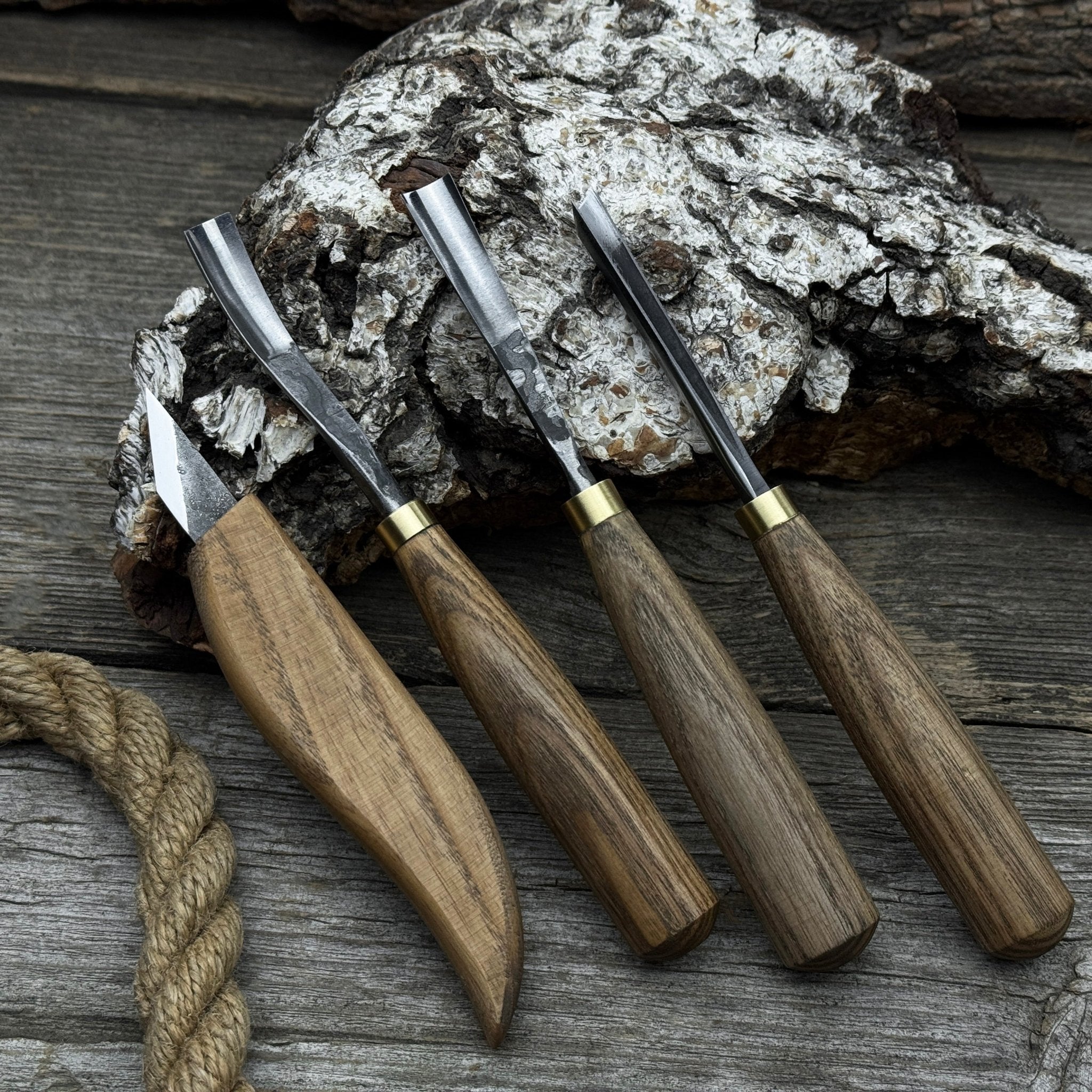 4-Piece Carving Knife, Chisel & Gouge Set - Randy's LLC