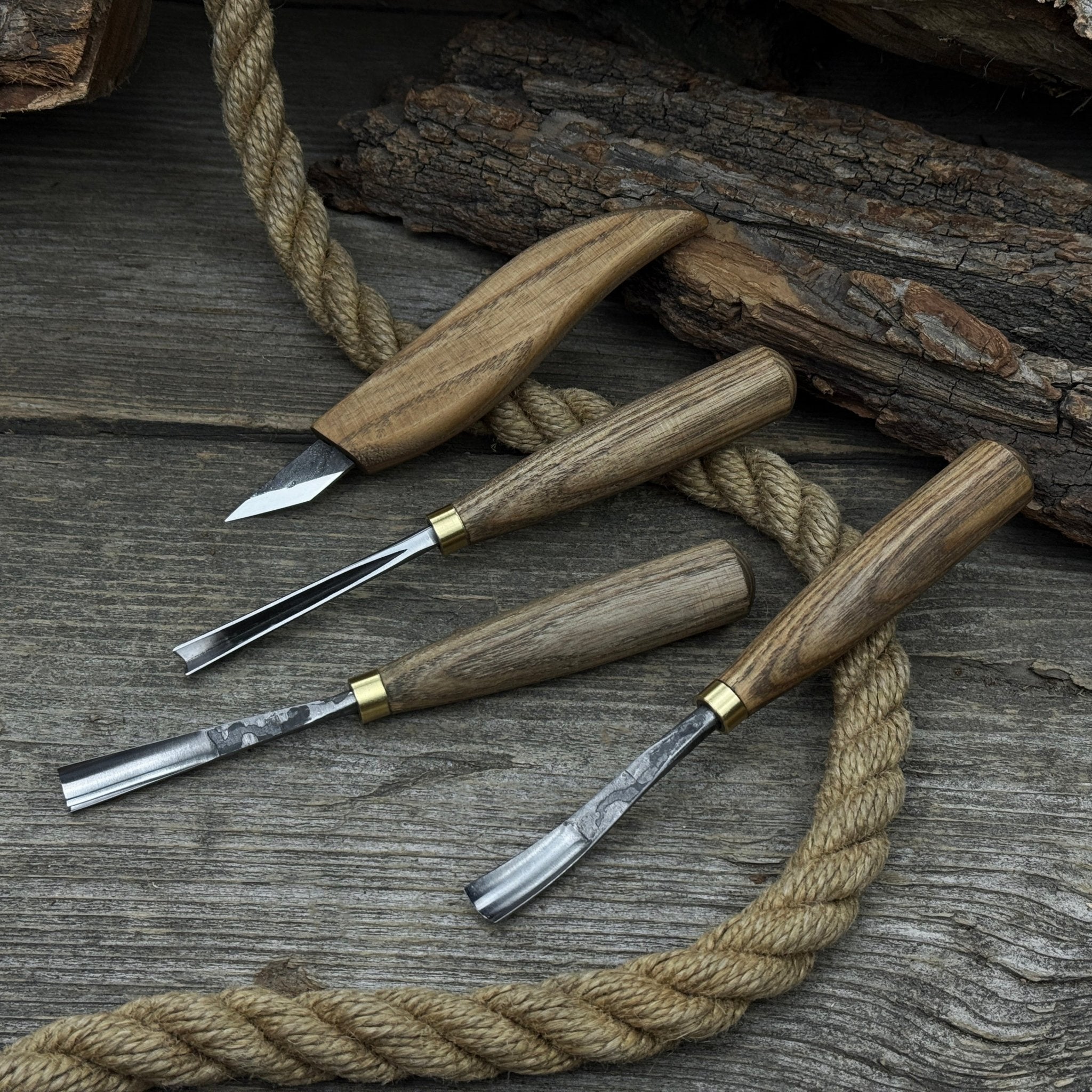 4-Piece Carving Knife, Chisel & Gouge Set - Randy's LLC