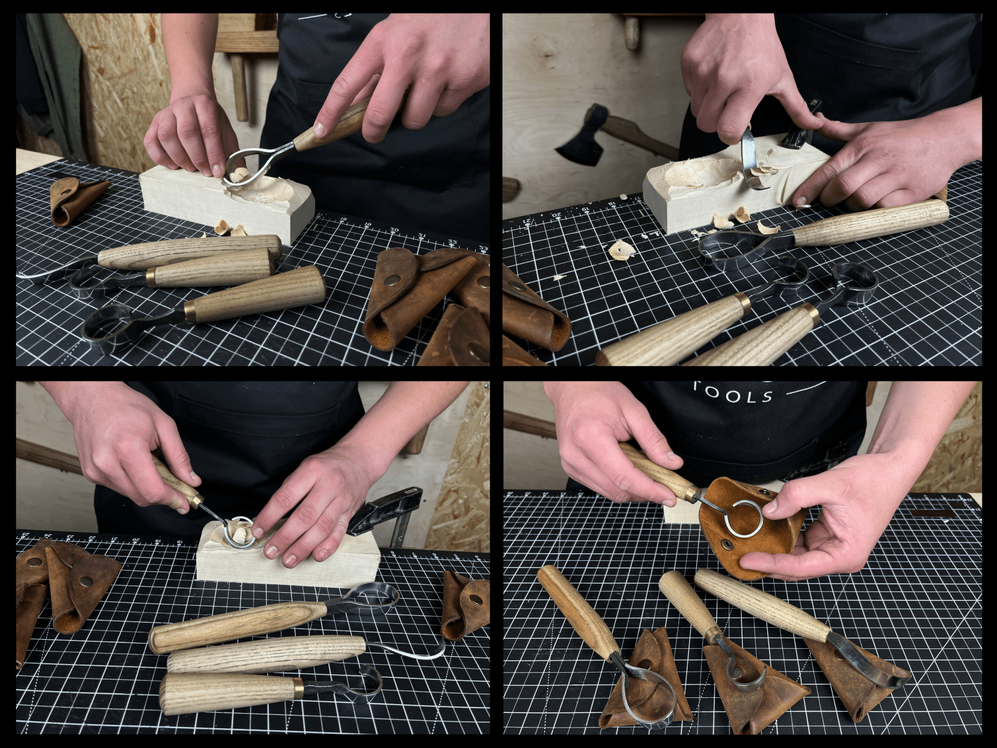 4-Piece Wood Carving Knife Set - Randy's LLC