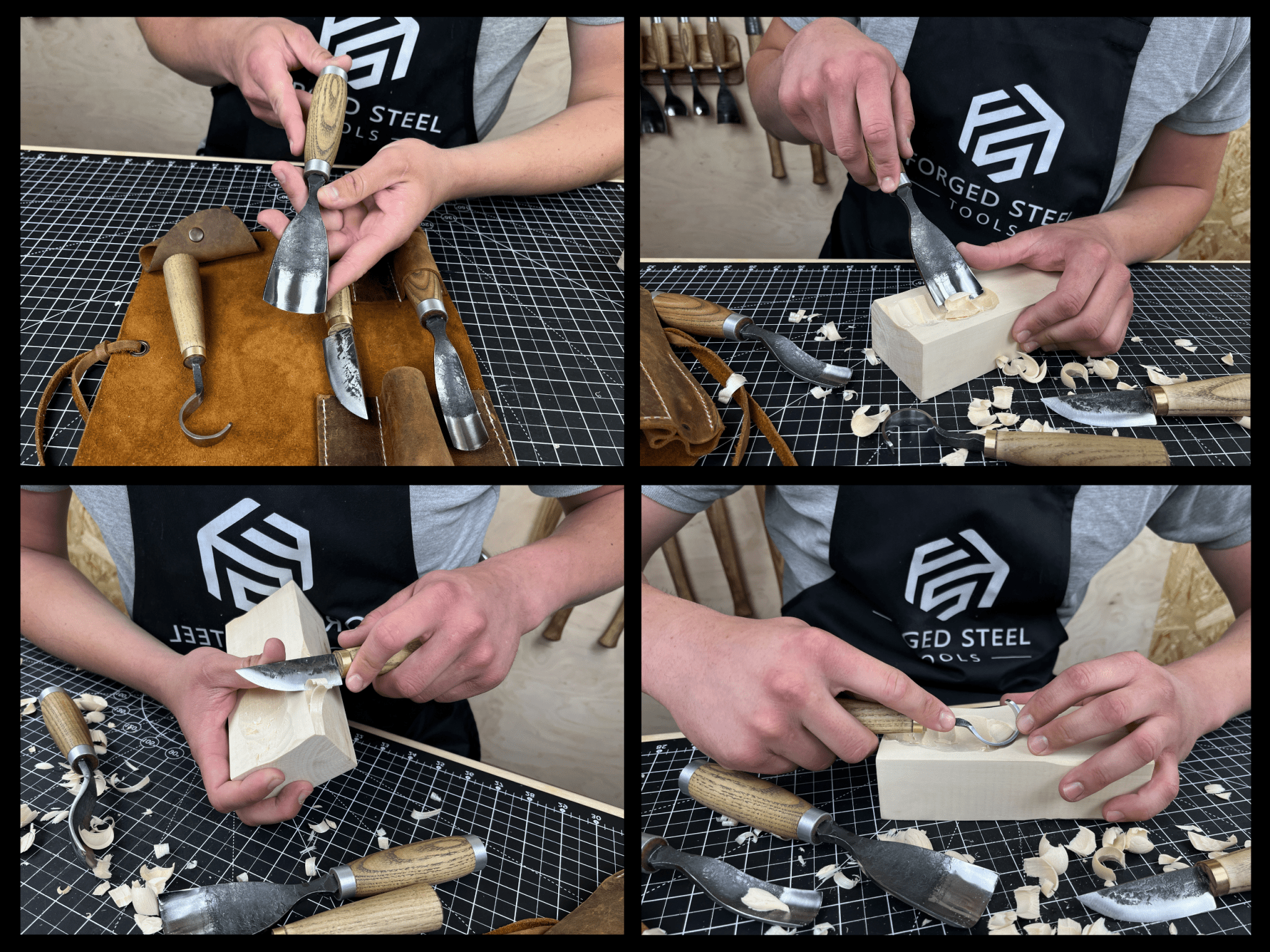 4-Piece Wood Carving Tool Set - Randy's LLC