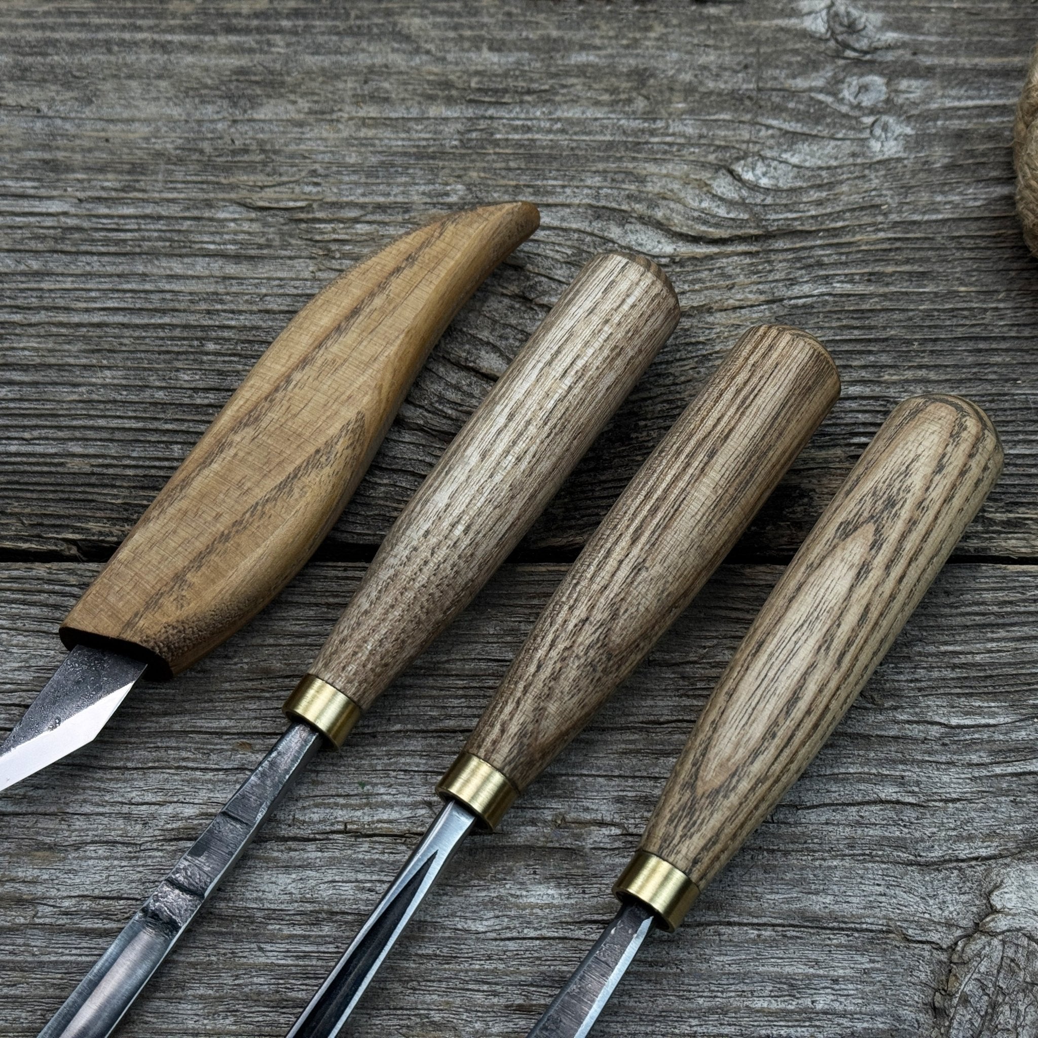 4-Piece Hand-Forged Wood Carving Tool Set - Randy's LLC