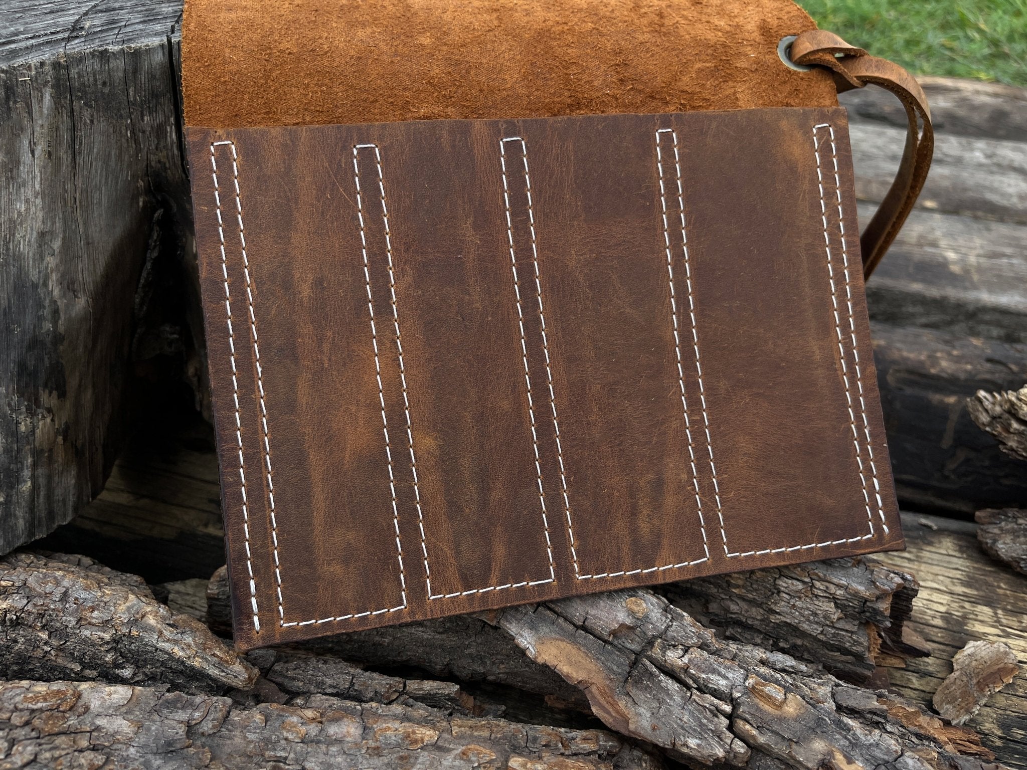 4 Pocket Leather Chisel Roll - Randy's LLC