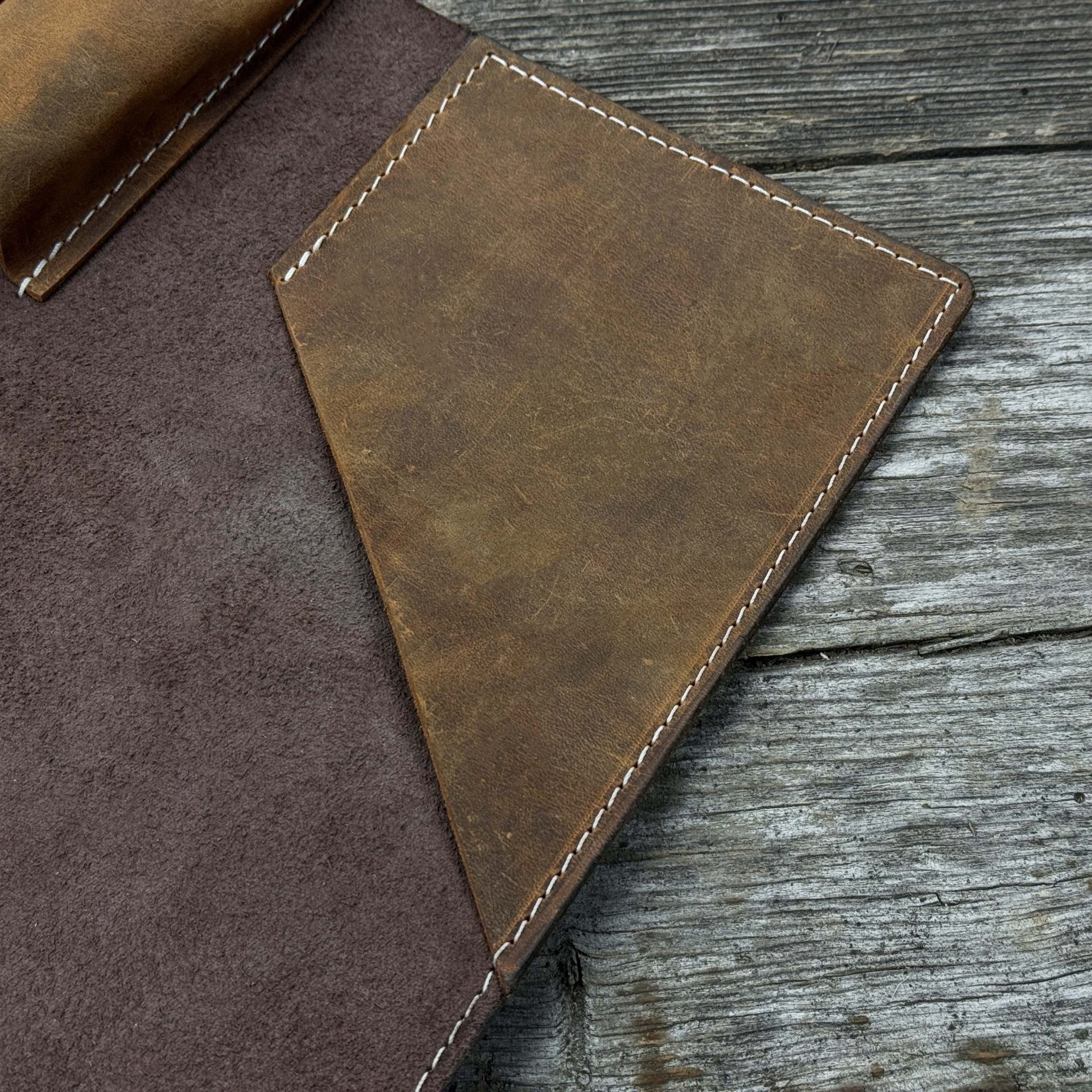 4 Pocket Leather Tool Roll for Carving Tools - Randy's LLC