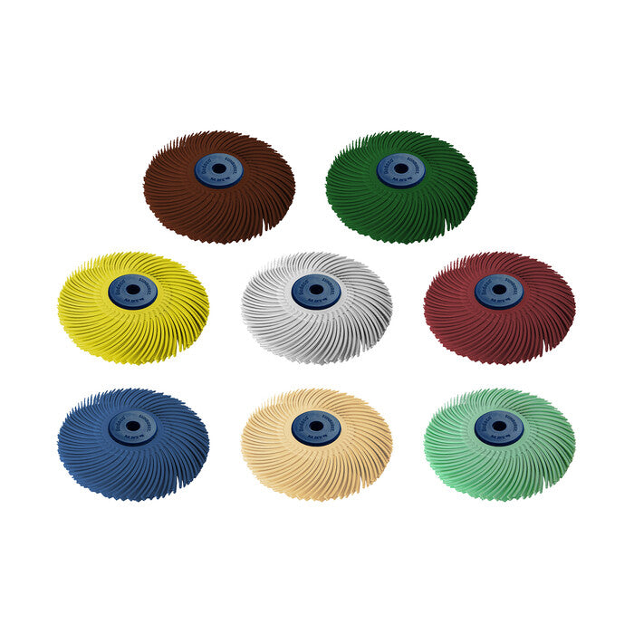 Sunburst® 3" 3-Ply Radial Bristle Disc Assortment - Randy's LLC