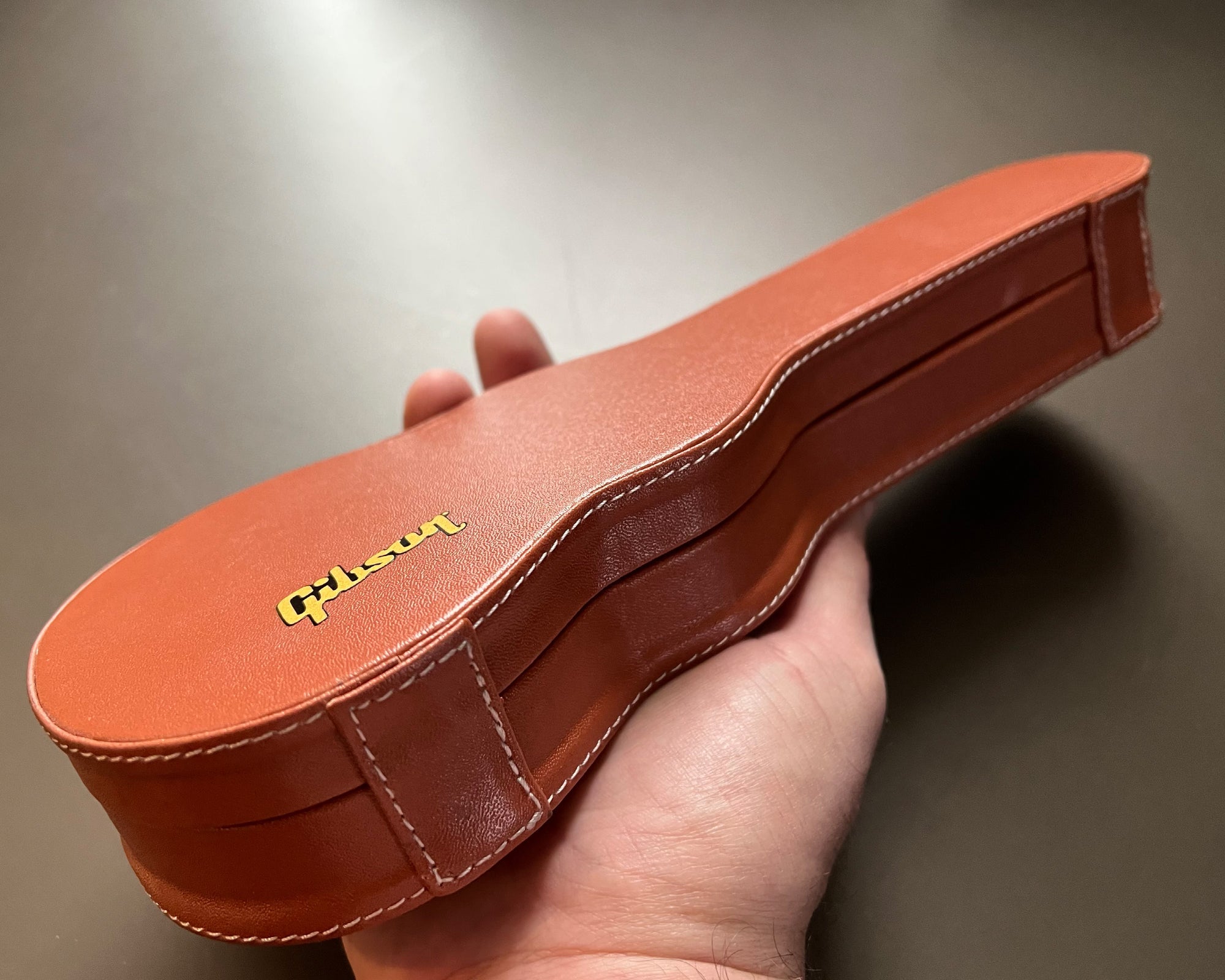 Miniature Gibson Les Paul Original Hardshell Case Brown - 1:4 Scale - Randy's LLC