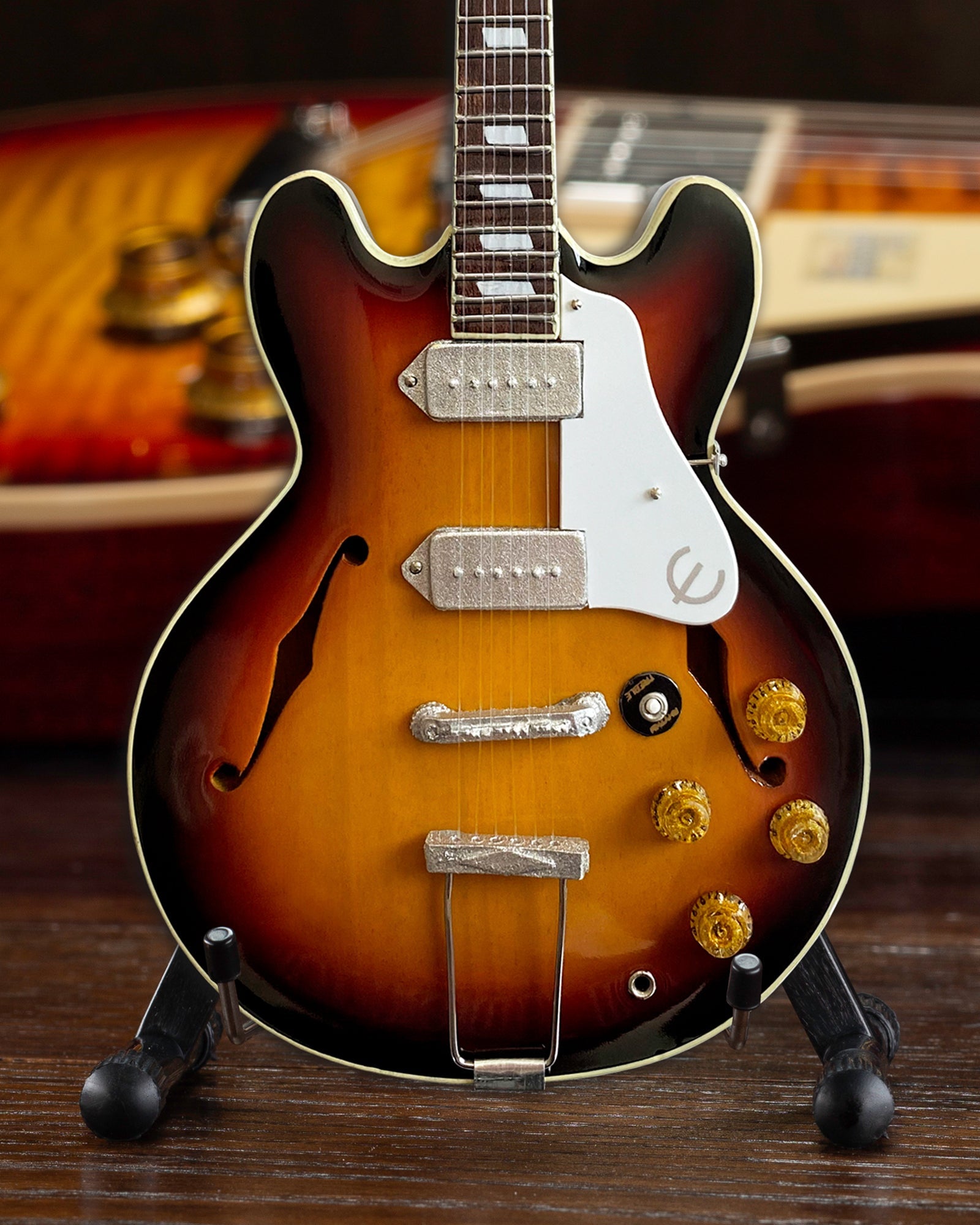 Epiphone 1965 Casino Sunburst 1:4 Scale Miniature Guitar Model - Randy's LLC