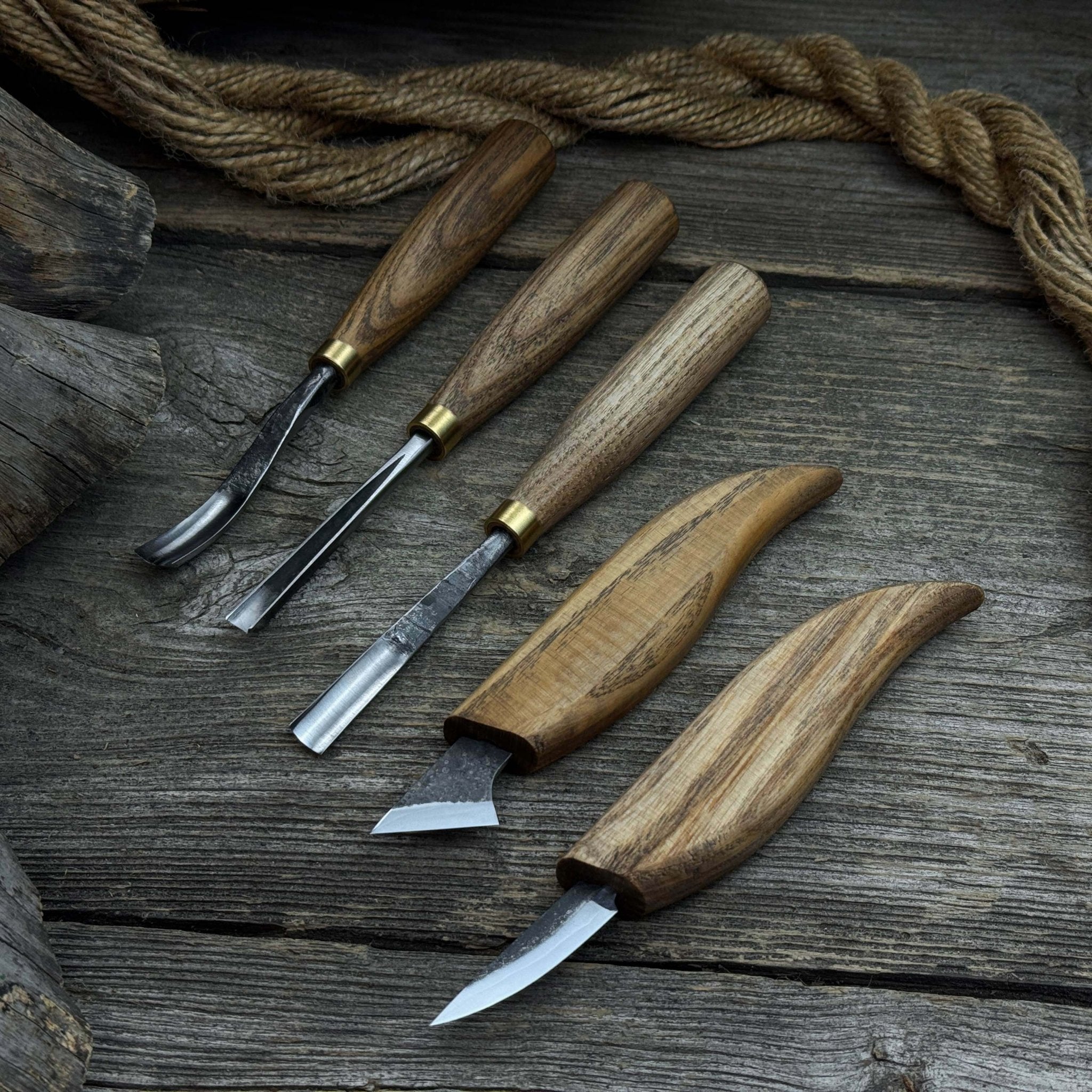 5-Piece Detail Wood Carving Set - Randy's LLC