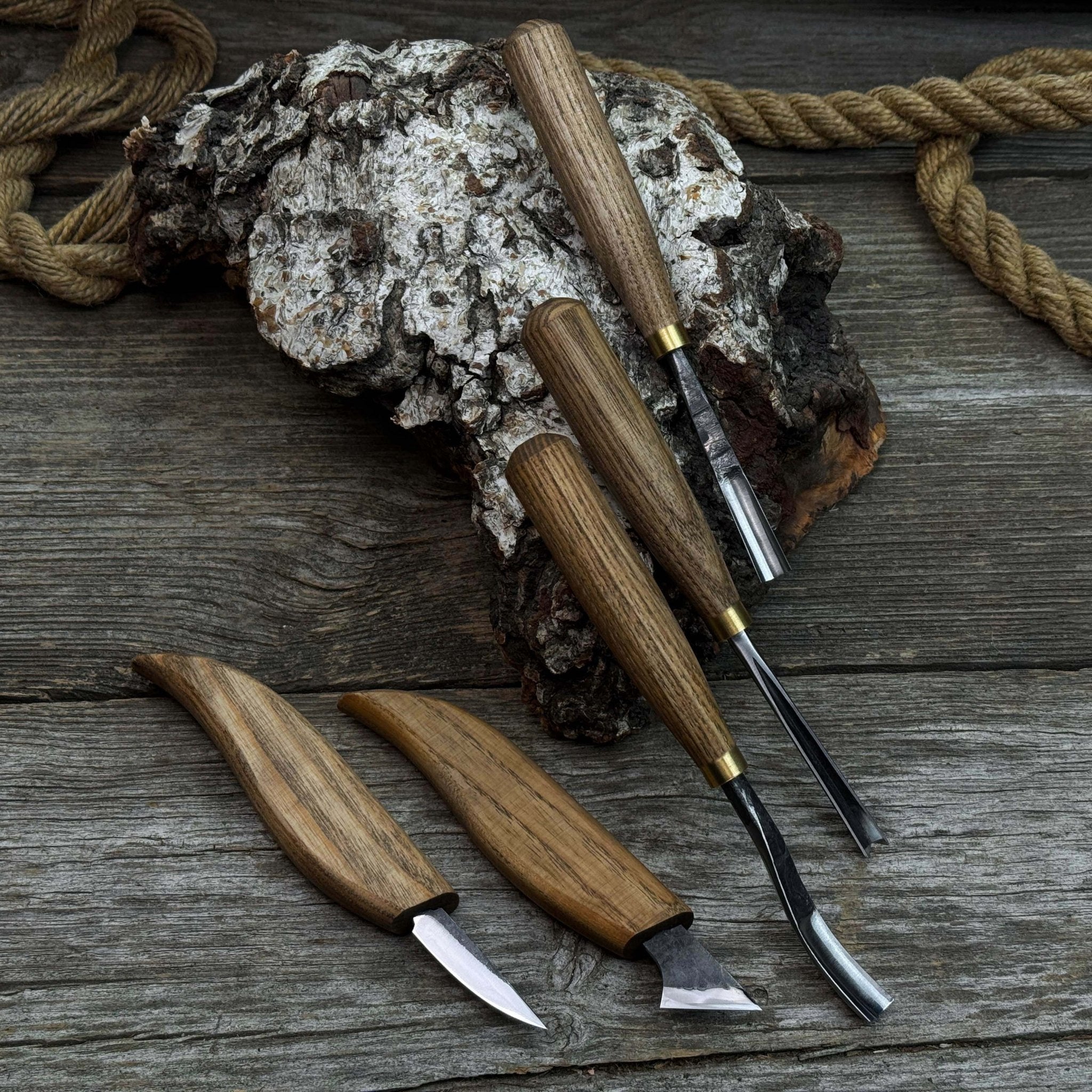 5-Piece Detail Wood Carving Set - Randy's LLC