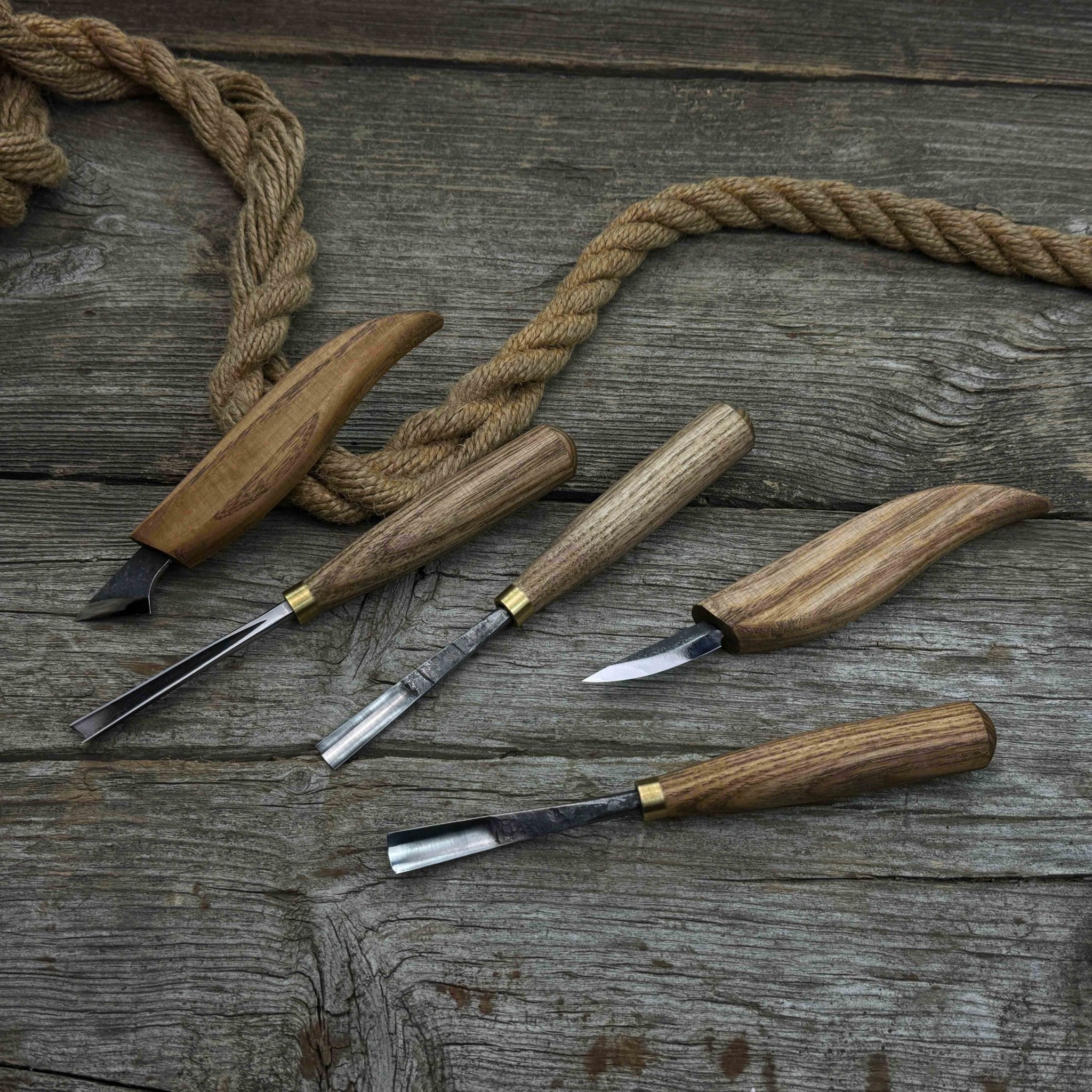 5-Piece Detail Wood Carving Set - Randy's LLC