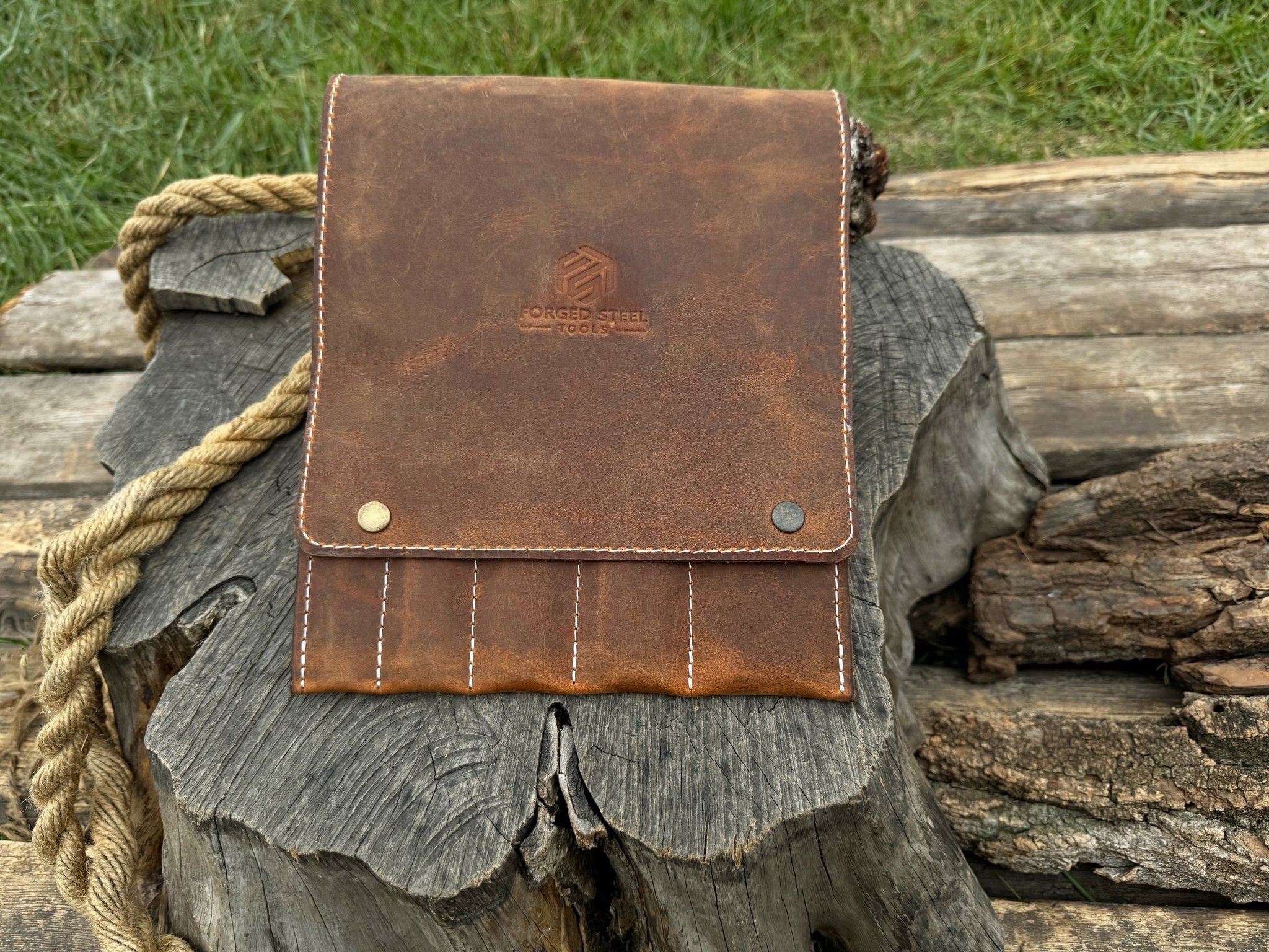 5-Piece Small Timber Framing Chisel Set with Leather Case - Randy's LLC