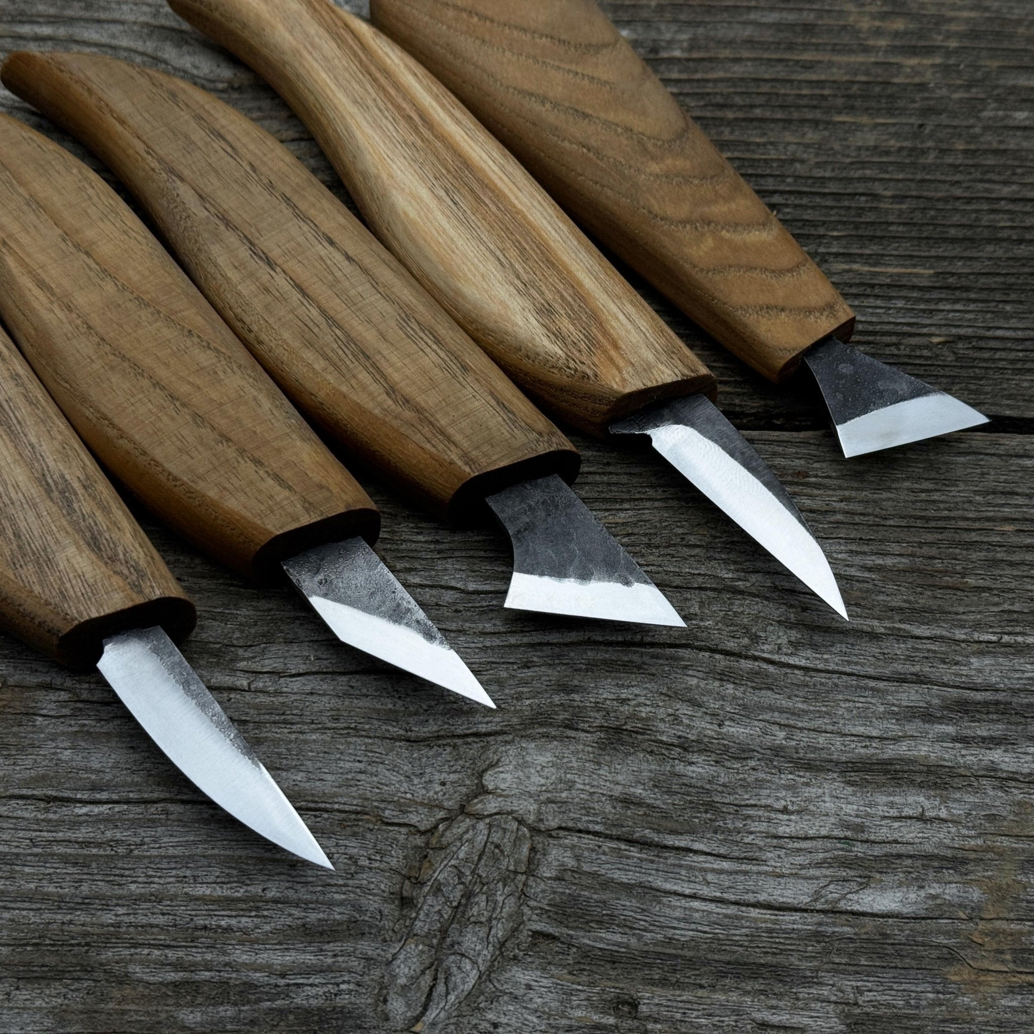 5-Piece Wood Carving Knife Set with Sharpening Board & Leather Case - Randy's LLC