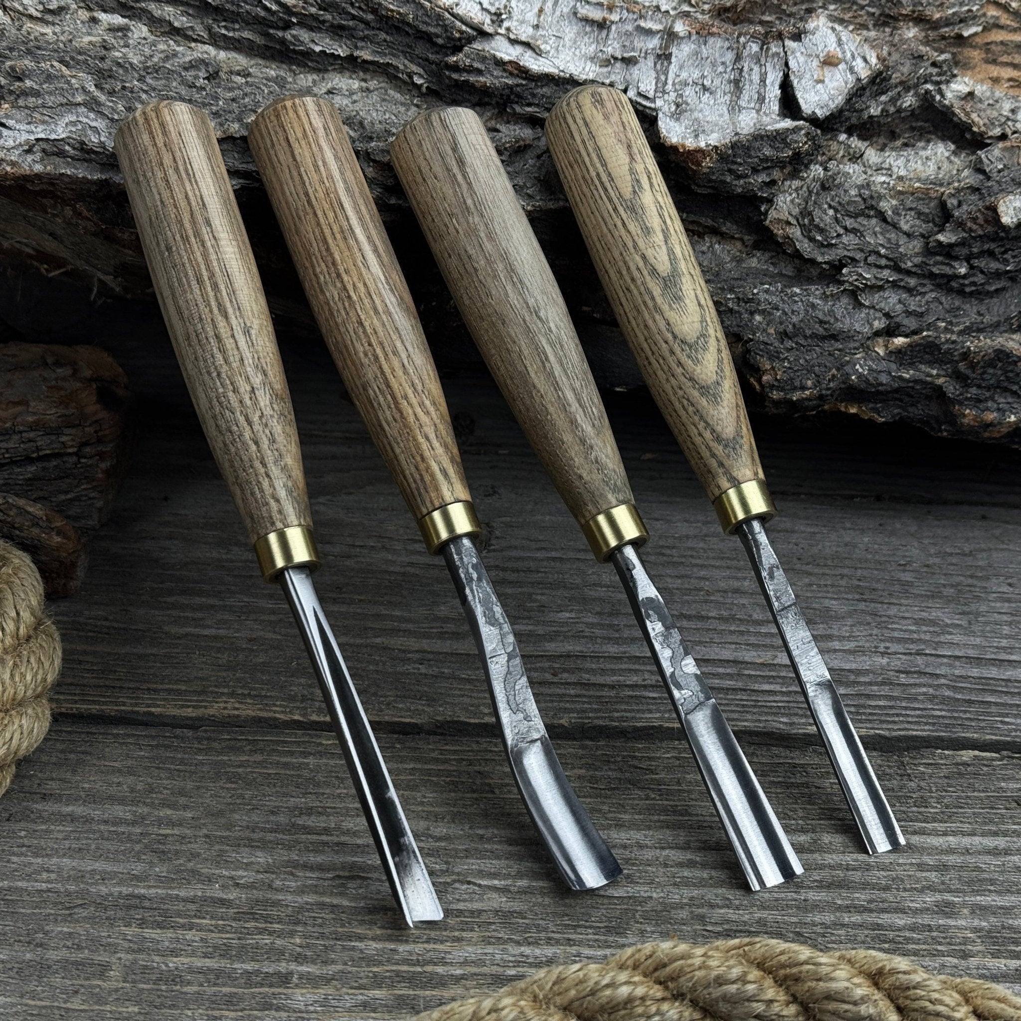 5-Piece Wood Carving Set – Whittling Knife & Gouges - Randy's LLC