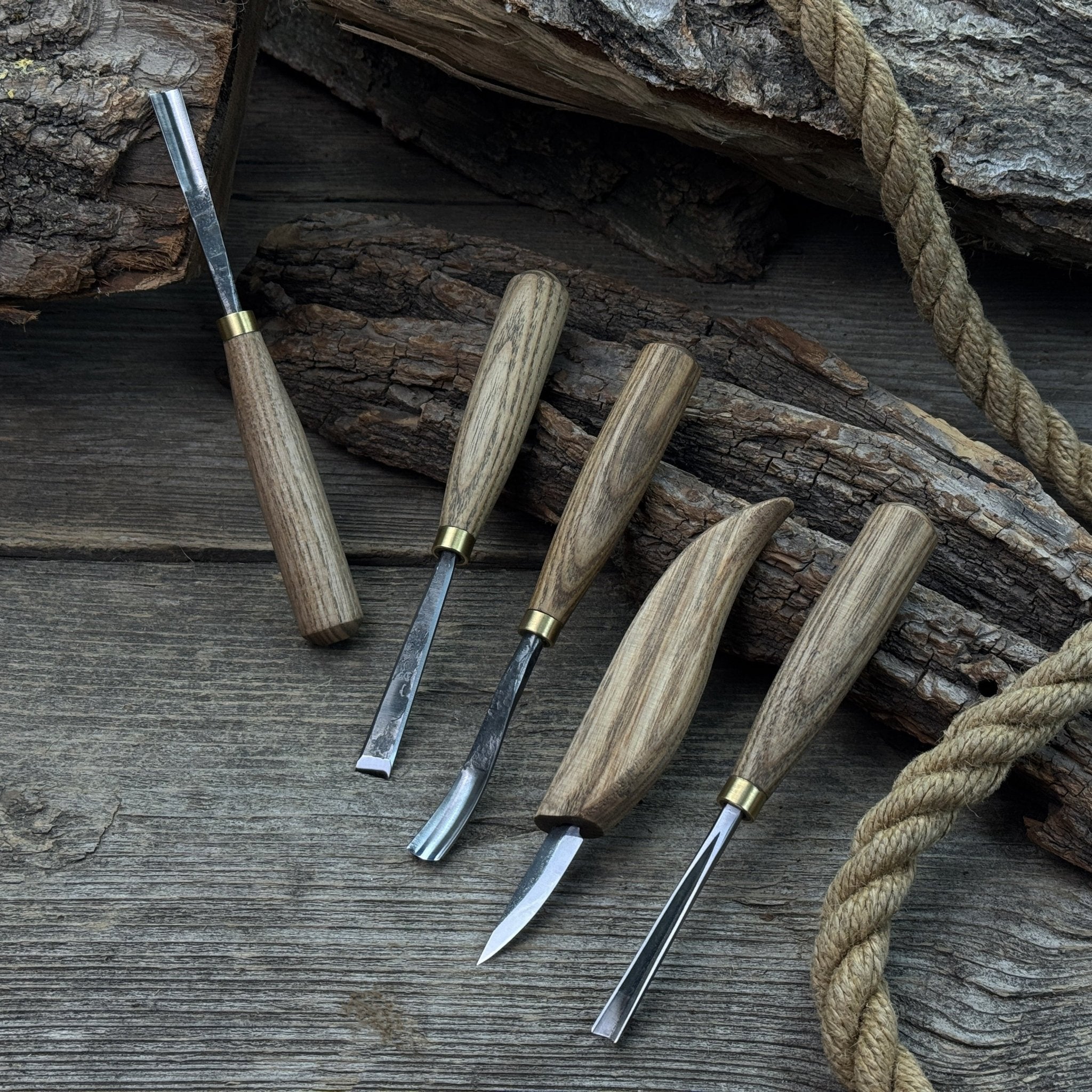 5-Piece Wood Carving Tool Set – For Fine Detail & Relief - Randy's LLC