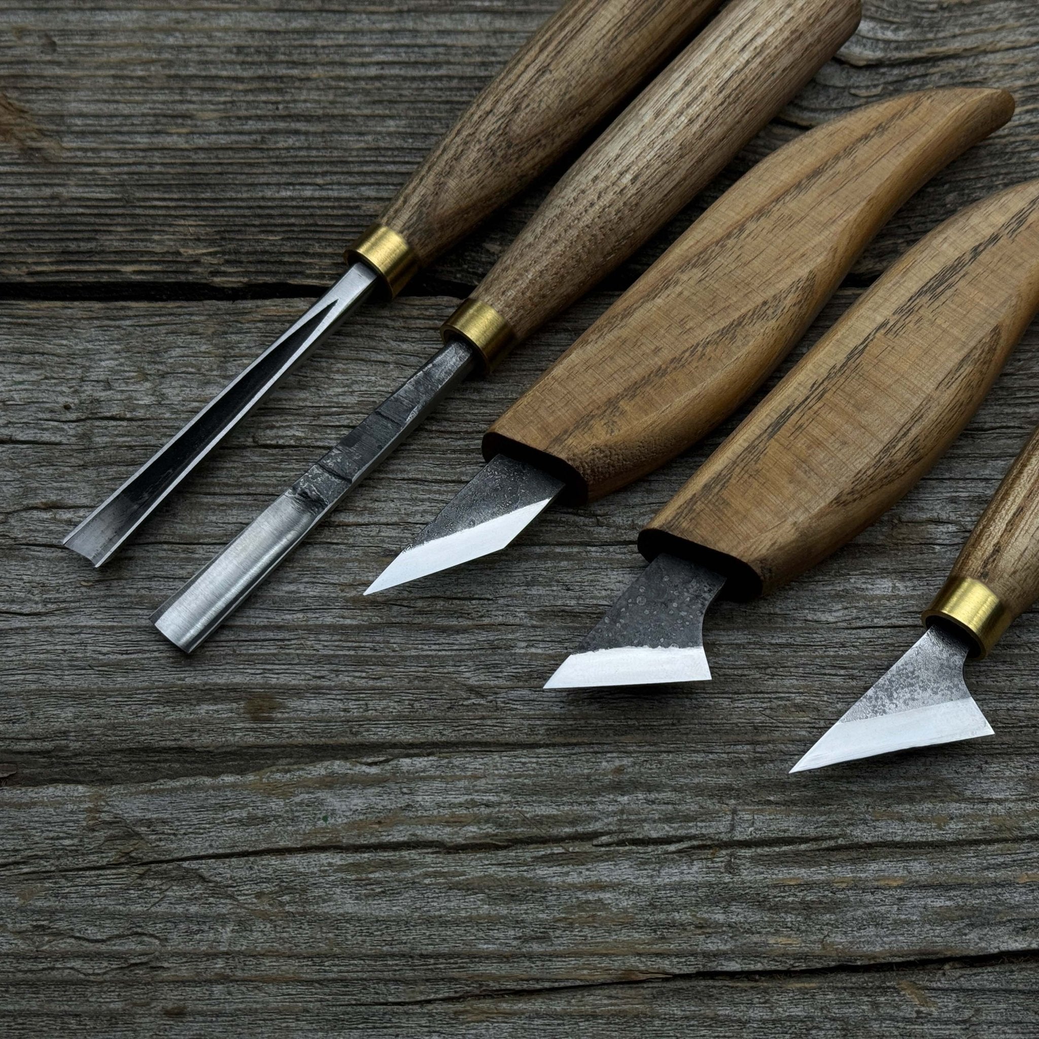 5-Piece Wood Carving Tool Set with Sharpening Board - Randy's LLC