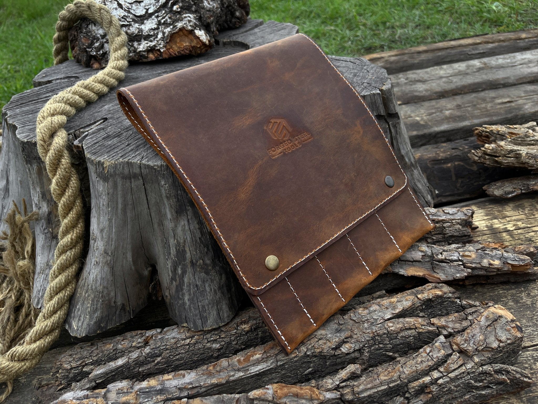 5 Pocket Leather Tool Case - Randy's LLC