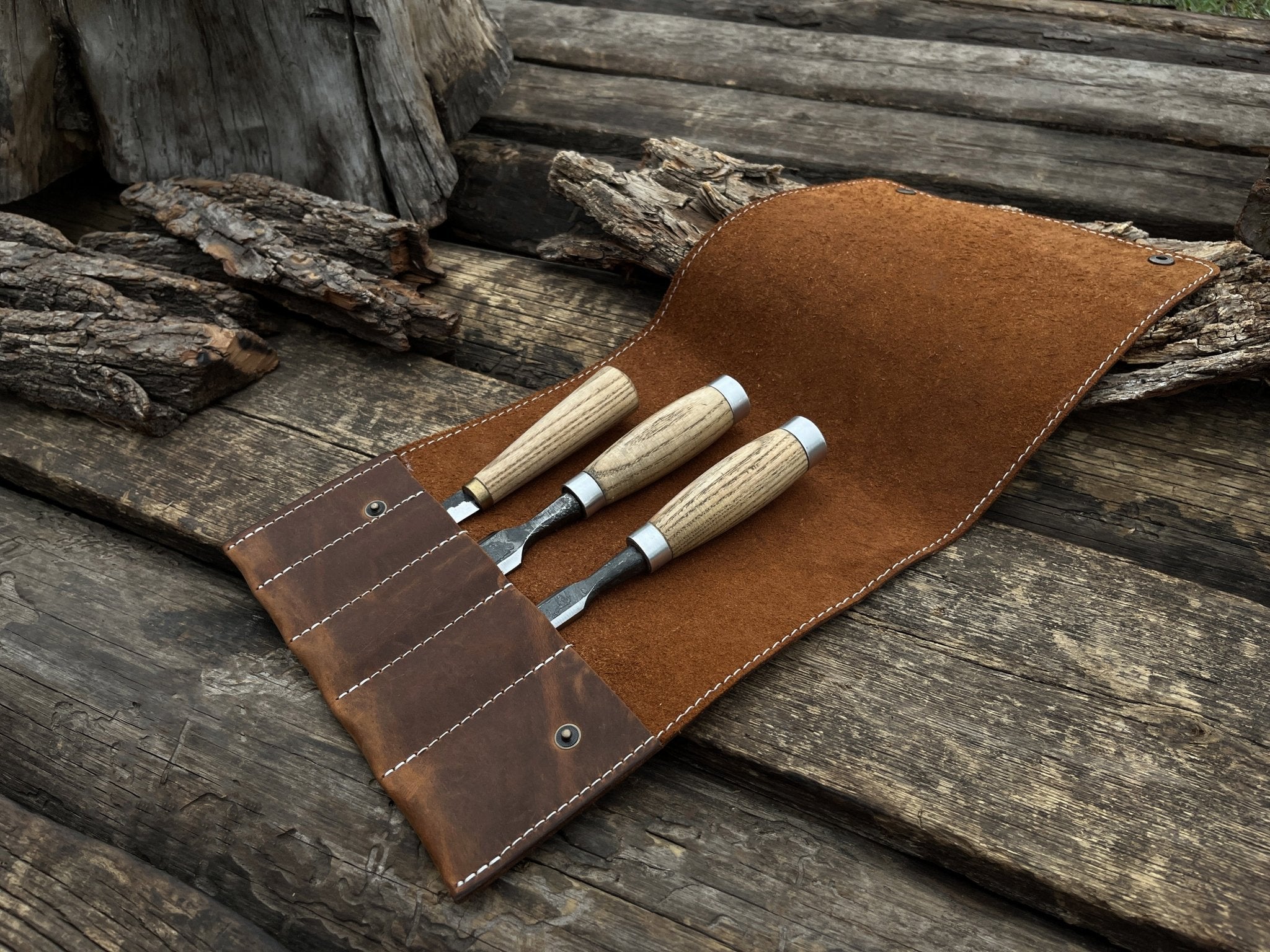 5 Pocket Leather Tool Case - Randy's LLC