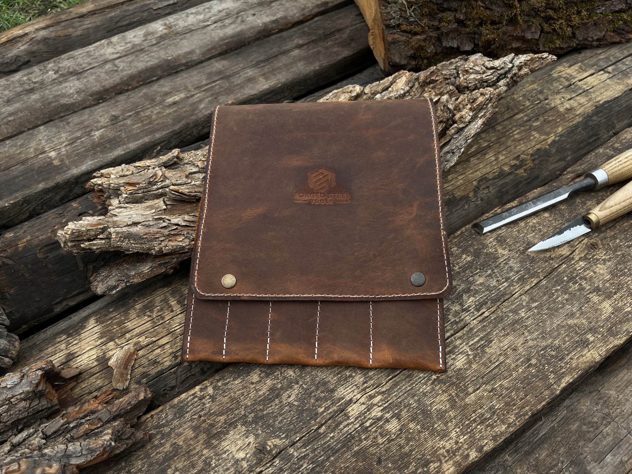 5 Pocket Leather Tool Case - Randy's LLC