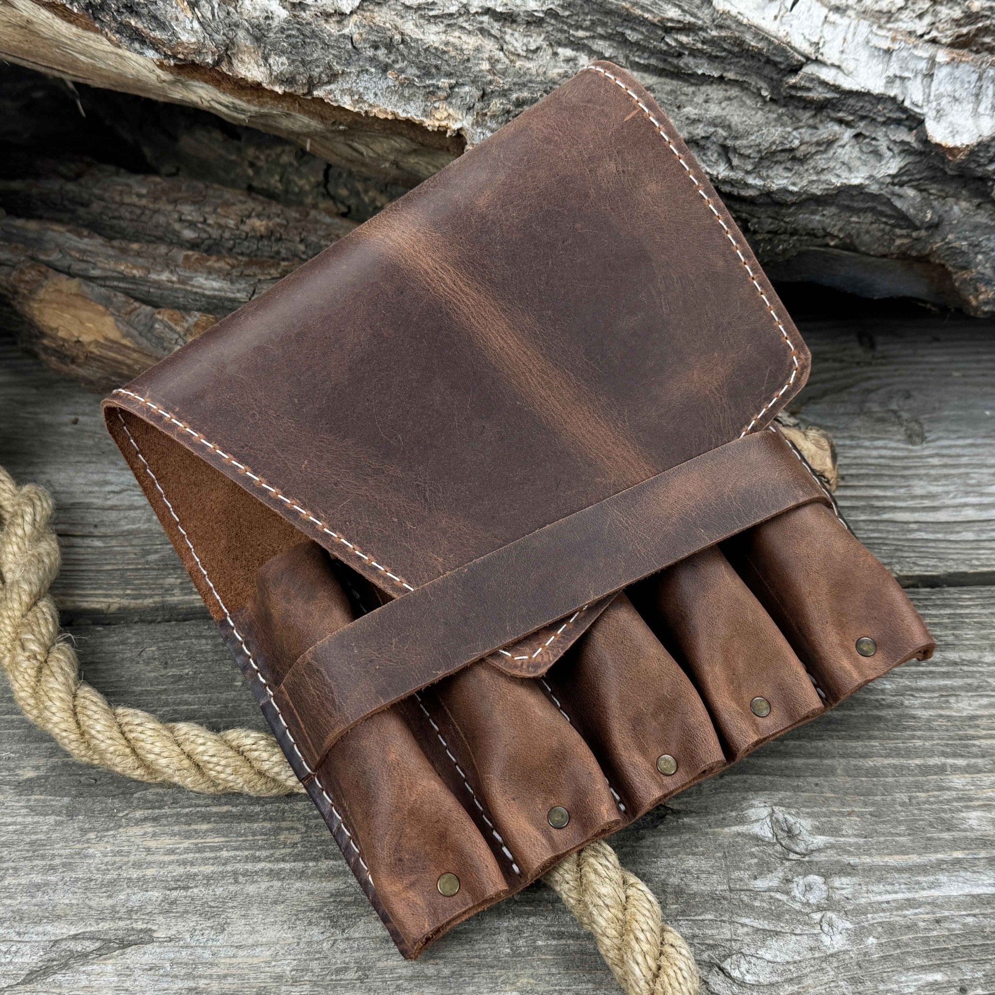 5-Pocket Leather Tool Case - Randy's LLC