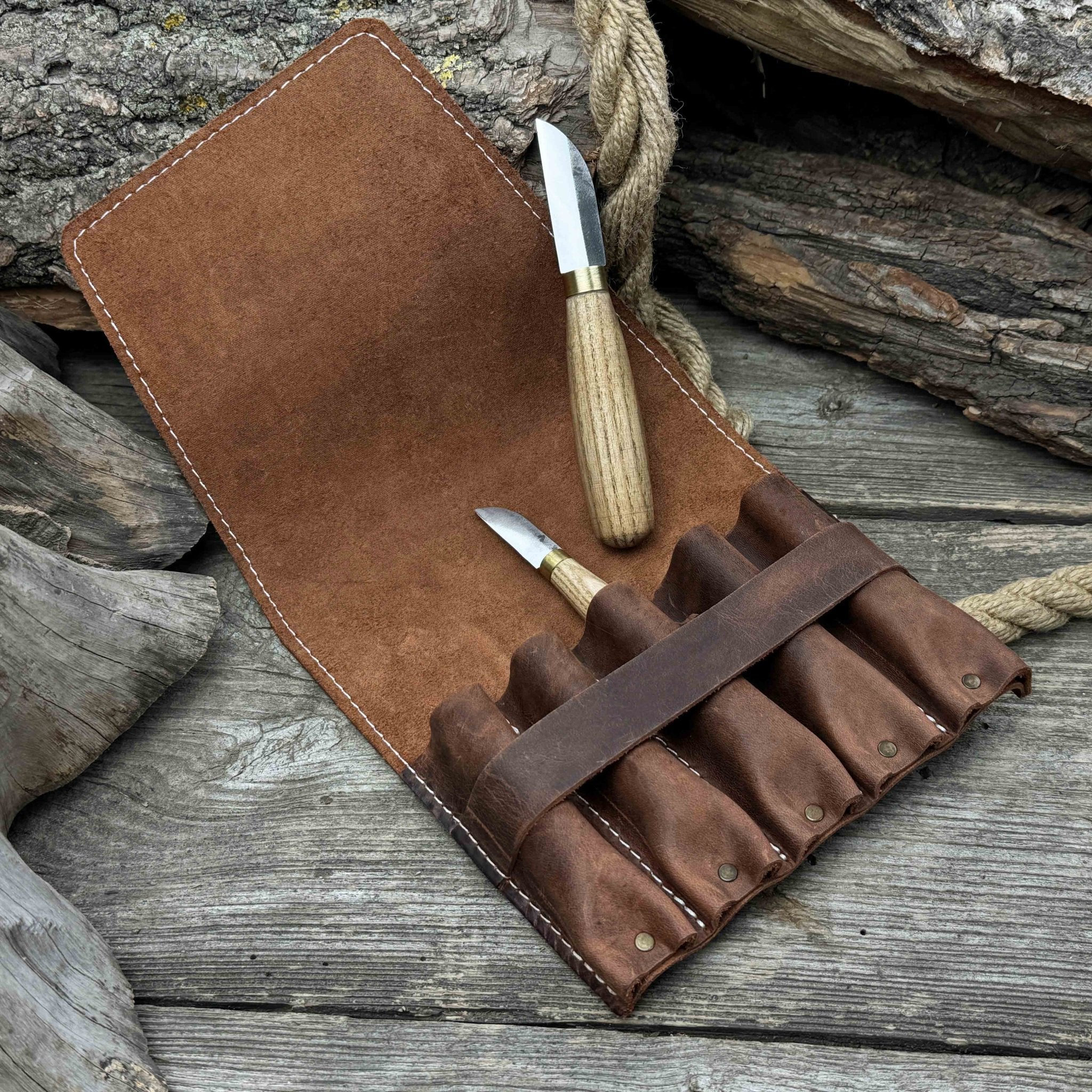 5-Pocket Leather Tool Case - Randy's LLC